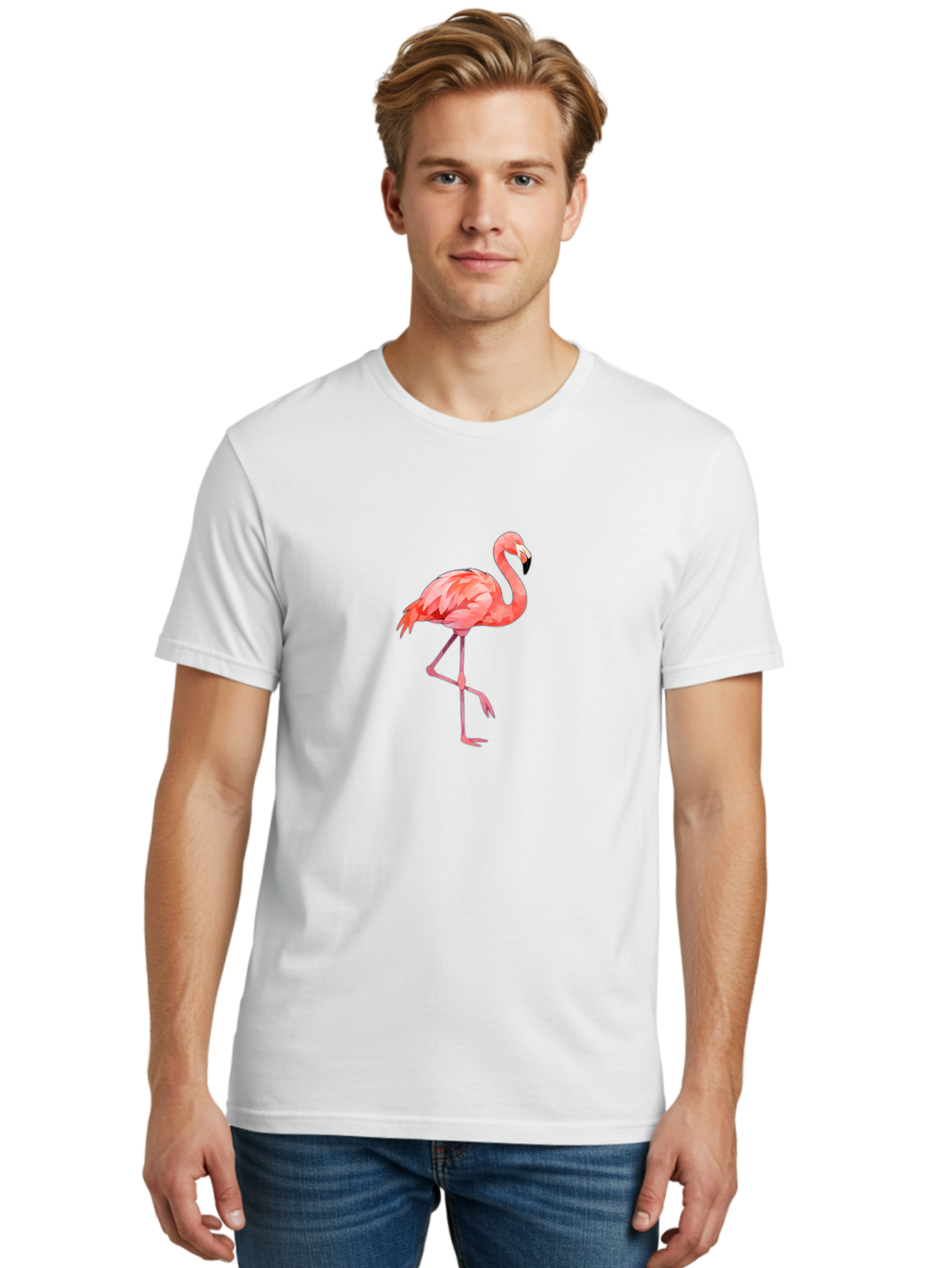 Flamingo-16 Men'S Graphic Tee, 100% Cotton, Comfortable Casual Summer Wear, Machine Washable, Vintage Camera, Old Camera, Antique Camera, Black Camera, Classic Photography, Photography Equipment, Nostalgic Device, Film Camera, Camera Art Bak580