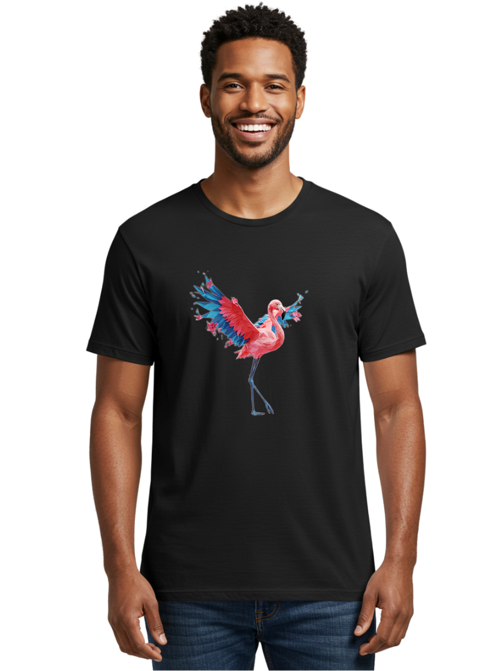 Flamingo-Dismantling Men'S Graphic Tee, 100% Cotton, Comfortable Casual Summer Wear, Machine Washable, Vintage Camera, Old Camera, Antique Camera, Black Camera, Classic Photography, Photography Equipment, Nostalgic Device, Film Camera, Bak595