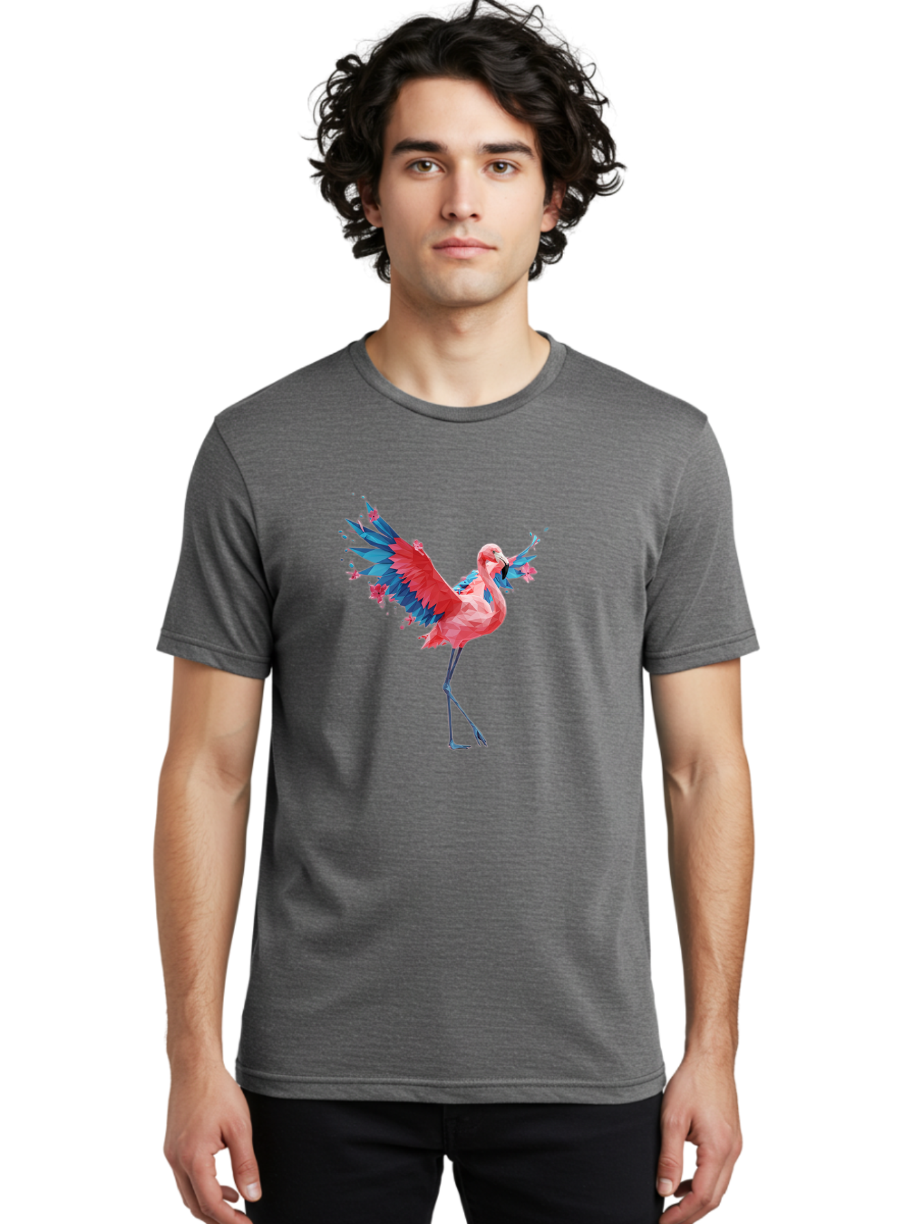 Flamingo-Dismantling Men'S Graphic Tee, 100% Cotton, Comfortable Casual Summer Wear, Machine Washable, Vintage Camera, Old Camera, Antique Camera, Black Camera, Classic Photography, Photography Equipment, Nostalgic Device, Film Camera, Bak595