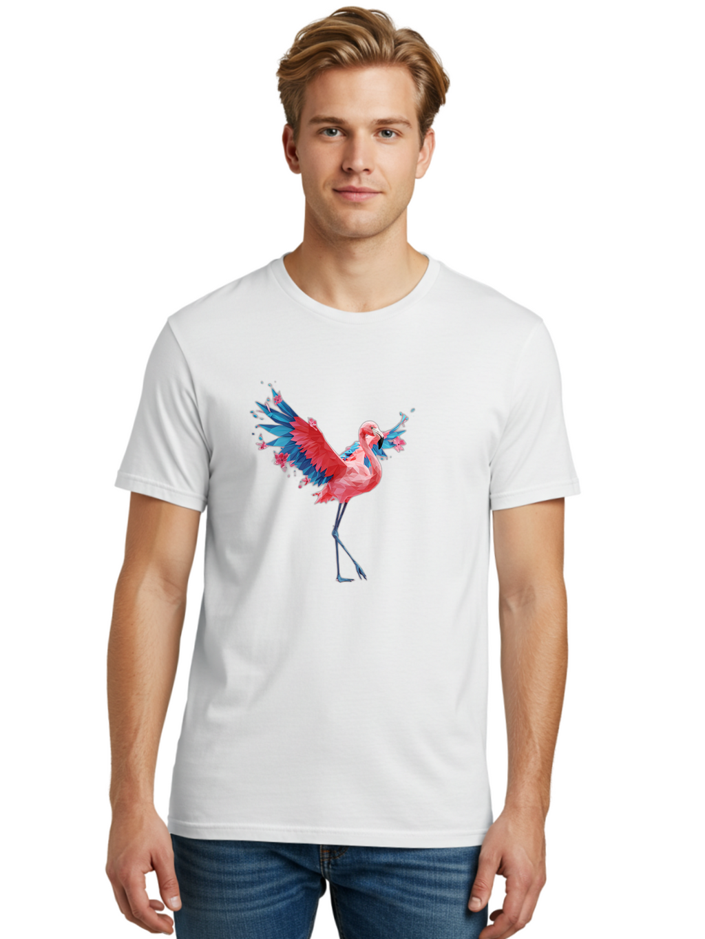 Flamingo-Dismantling Men'S Graphic Tee, 100% Cotton, Comfortable Casual Summer Wear, Machine Washable, Vintage Camera, Old Camera, Antique Camera, Black Camera, Classic Photography, Photography Equipment, Nostalgic Device, Film Camera, Bak595