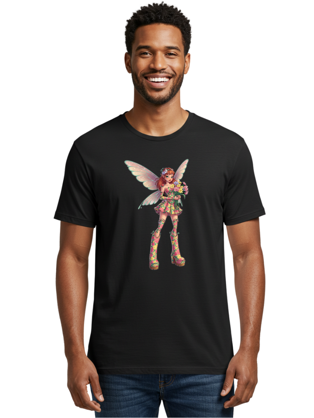 Floral-Fairy Men'S Graphic Tee, 100% Cotton, Comfortable Casual Summer Wear, Machine Washable, Vintage Camera, Old Camera, Antique Camera, Black Camera, Classic Photography, Photography Equipment, Nostalgic Device, Film Camera, Camera Art Bak610