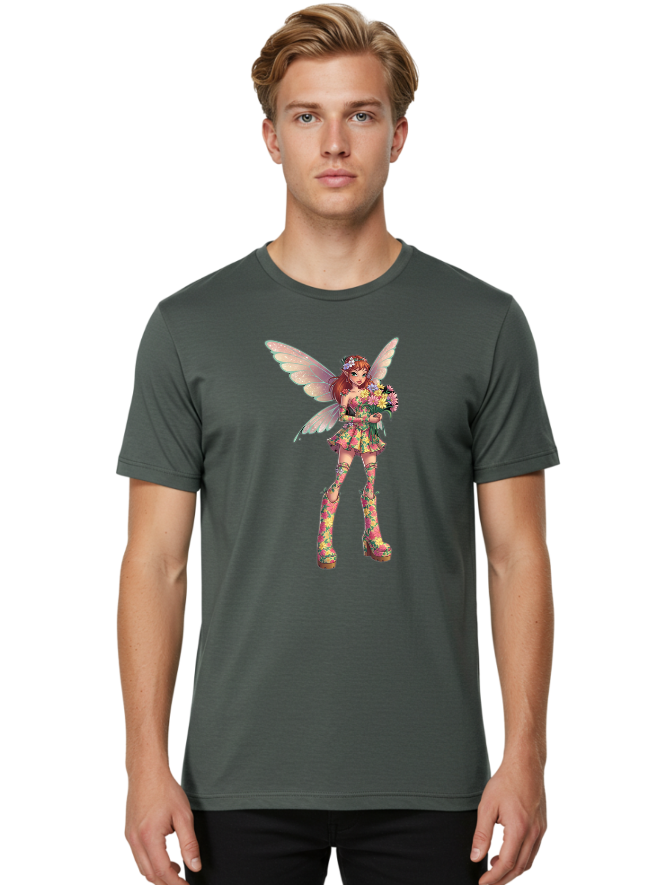 Floral-Fairy Men'S Graphic Tee, 100% Cotton, Comfortable Casual Summer Wear, Machine Washable, Vintage Camera, Old Camera, Antique Camera, Black Camera, Classic Photography, Photography Equipment, Nostalgic Device, Film Camera, Camera Art Bak610