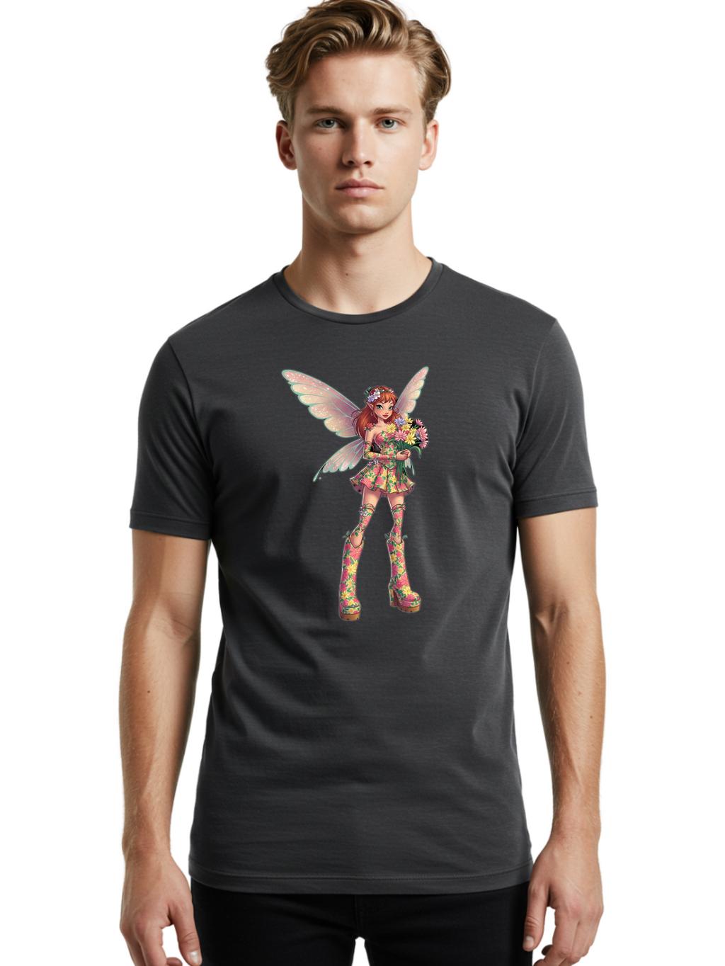 Floral-Fairy Men'S Graphic Tee, 100% Cotton, Comfortable Casual Summer Wear, Machine Washable, Vintage Camera, Old Camera, Antique Camera, Black Camera, Classic Photography, Photography Equipment, Nostalgic Device, Film Camera, Camera Art Bak610
