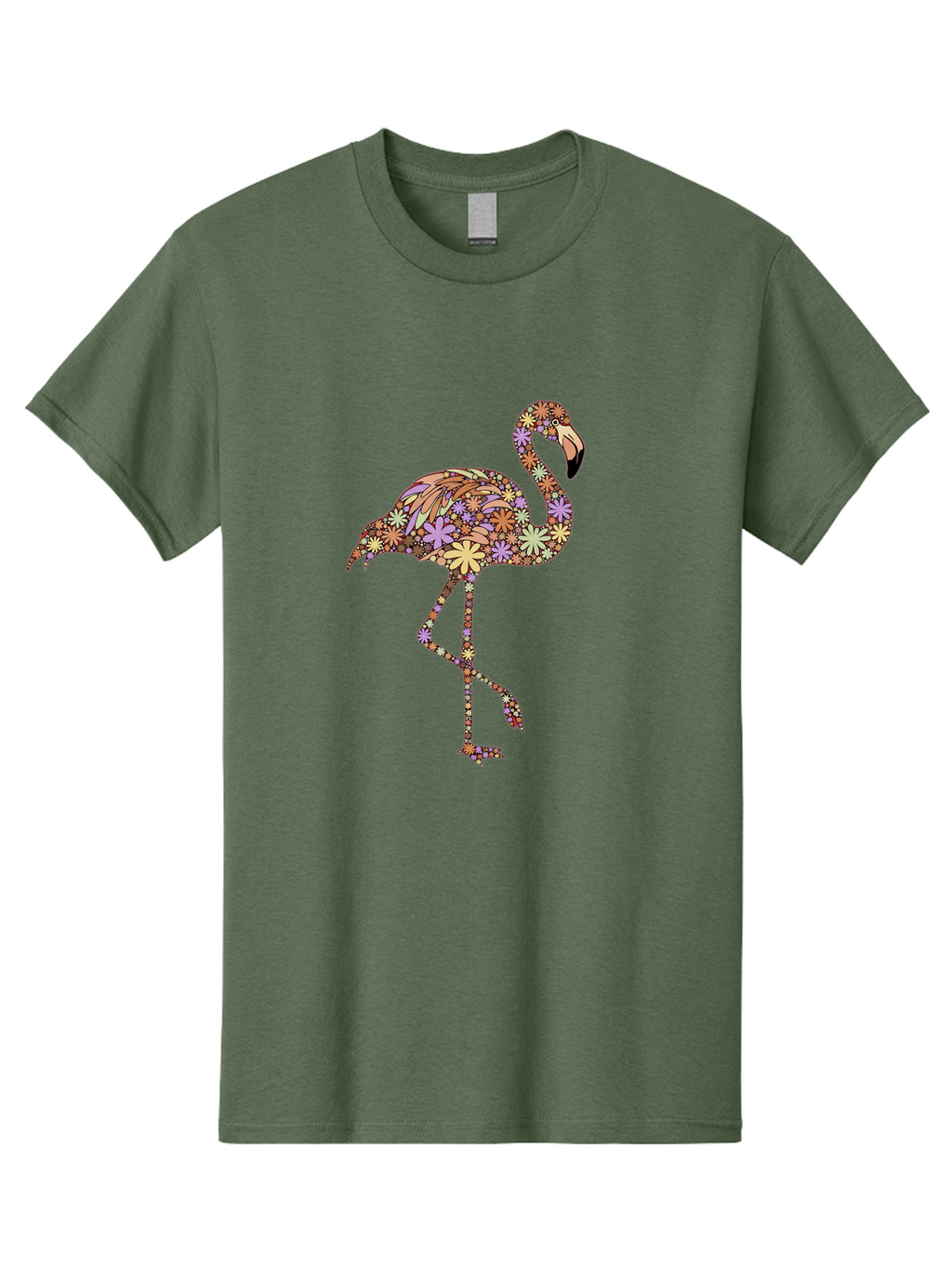 Floral-Flamingo Men'S Graphic Tee, 100% Cotton, Comfortable Casual Summer Wear, Machine Washable, Vintage Camera, Old Camera, Antique Camera, Black Camera, Classic Photography, Photography Equipment, Nostalgic Device, Film Camera, Camera Art Bak611