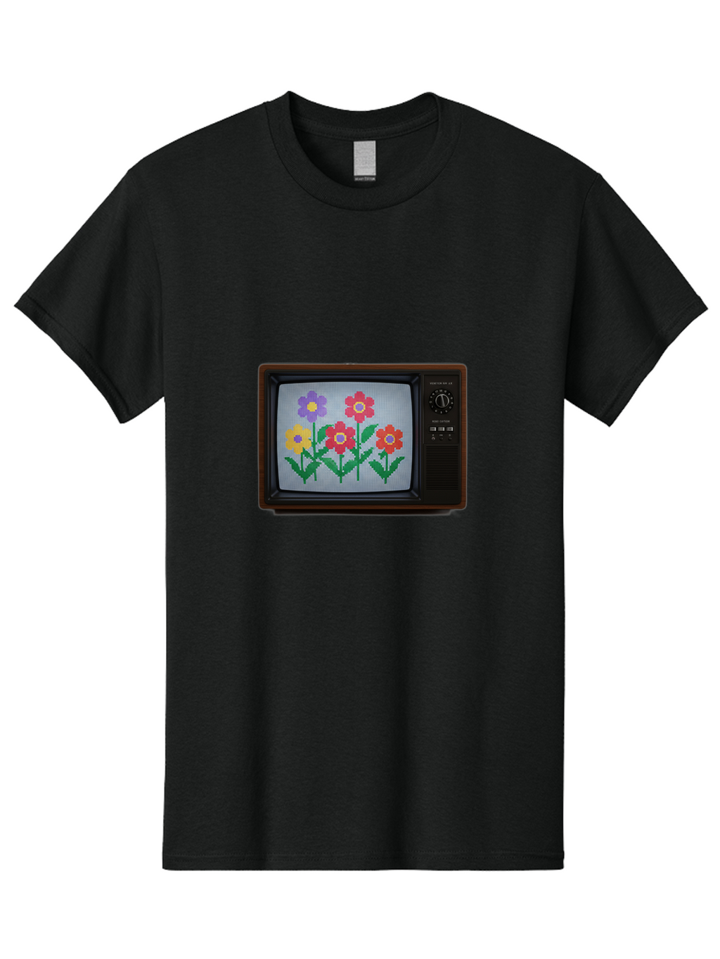 Flowers-Tv Men'S Graphic Tee, 100% Cotton, Comfortable Casual Summer Wear, Machine Washable, Vintage Camera, Old Camera, Antique Camera, Black Camera, Classic Photography, Photography Equipment, Nostalgic Device, Film Camera, Camera Art Bak613