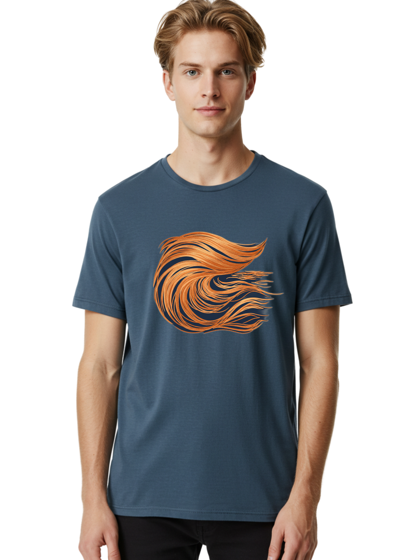 Flowing-Hair Men'S Graphic Tee, 100% Cotton, Comfortable Casual Summer Wear, Machine Washable, Vintage Camera, Old Camera, Antique Camera, Black Camera, Classic Photography, Photography Equipment, Nostalgic Device, Film Camera, Camera Art Bak614
