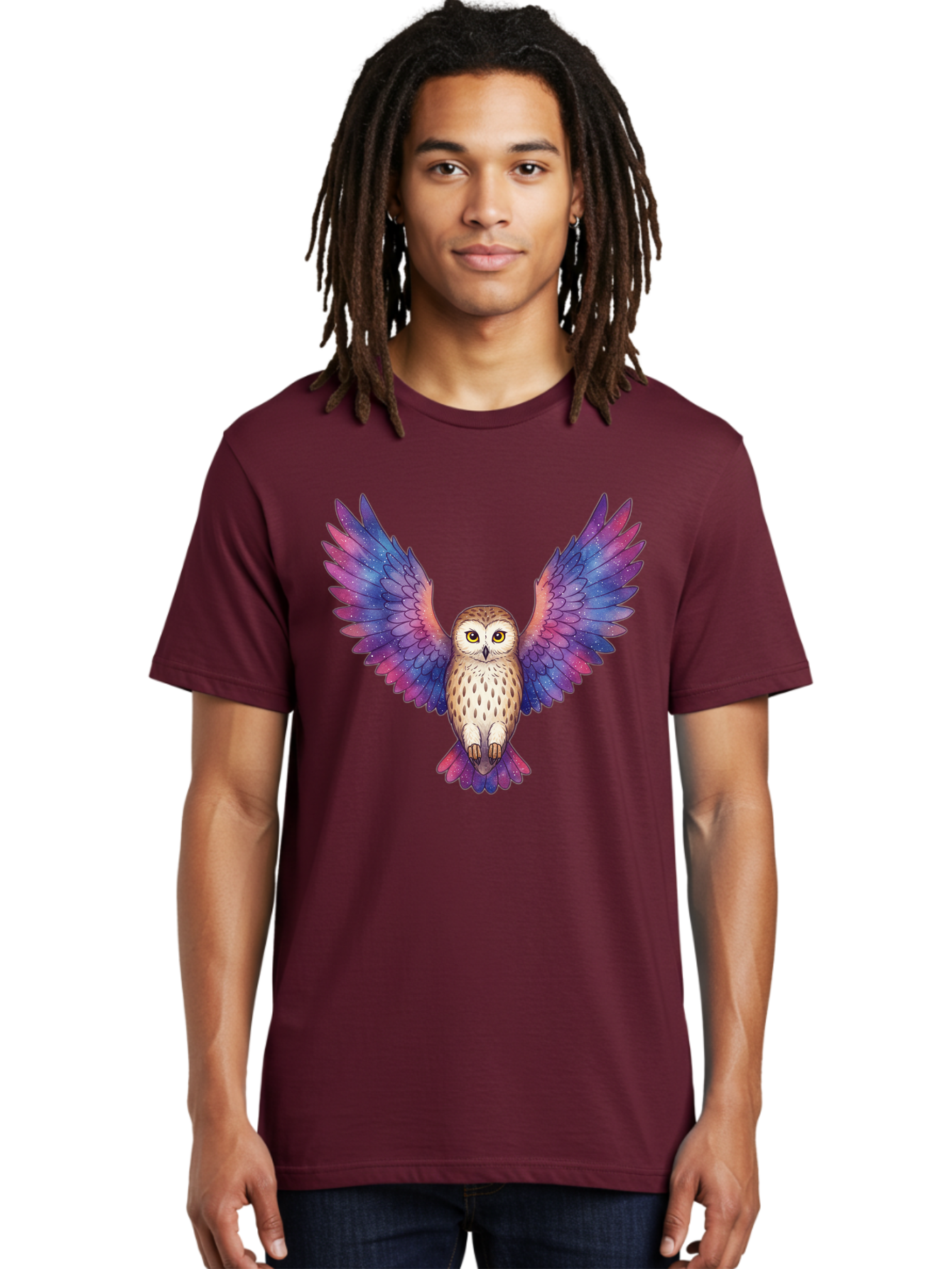 Flying-Owl-1 Men'S Graphic Tee, 100% Cotton, Comfortable Casual Summer Wear, Machine Washable, Vintage Camera, Old Camera, Antique Camera, Black Camera, Classic Photography, Photography Equipment, Nostalgic Device, Film Camera, Camera Art Bak615