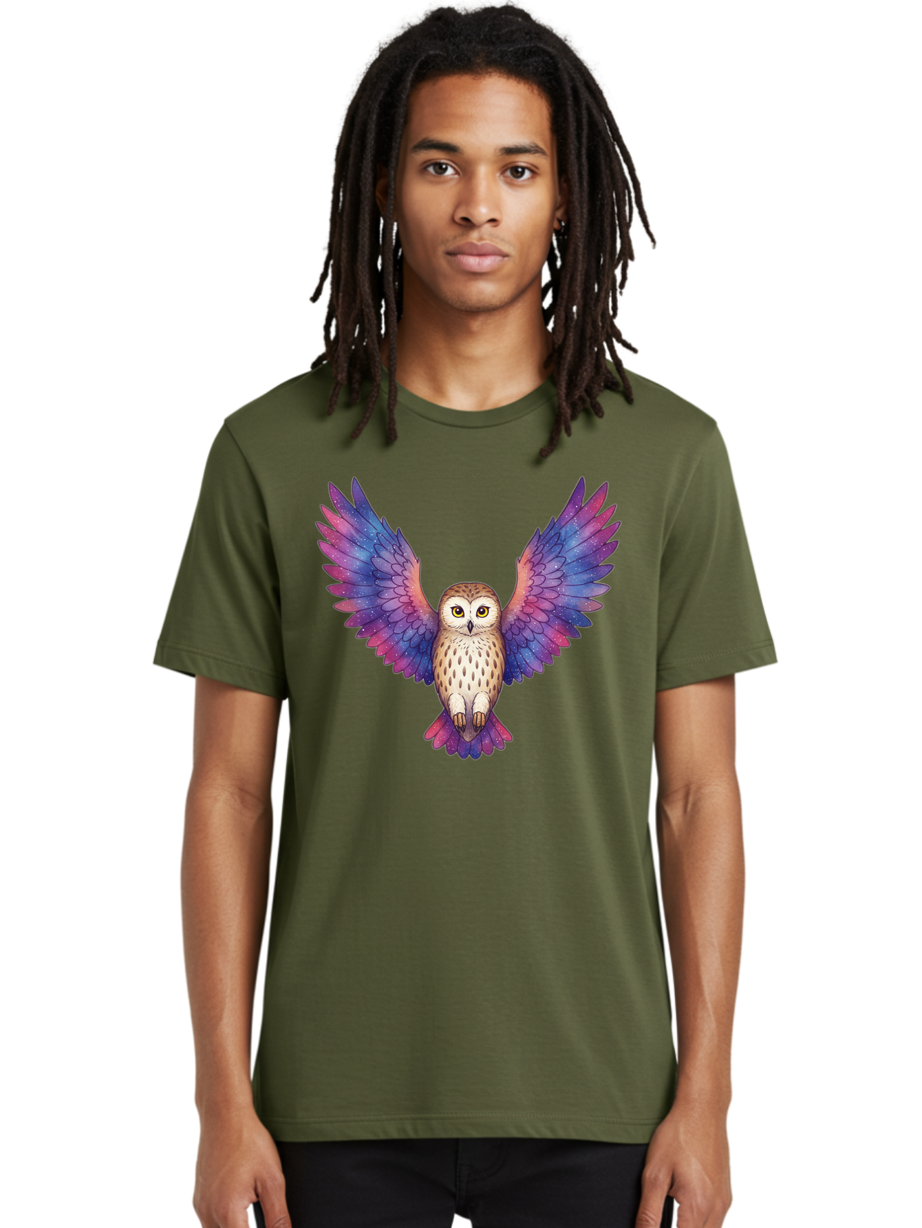 Flying-Owl-1 Men'S Graphic Tee, 100% Cotton, Comfortable Casual Summer Wear, Machine Washable, Vintage Camera, Old Camera, Antique Camera, Black Camera, Classic Photography, Photography Equipment, Nostalgic Device, Film Camera, Camera Art Bak615