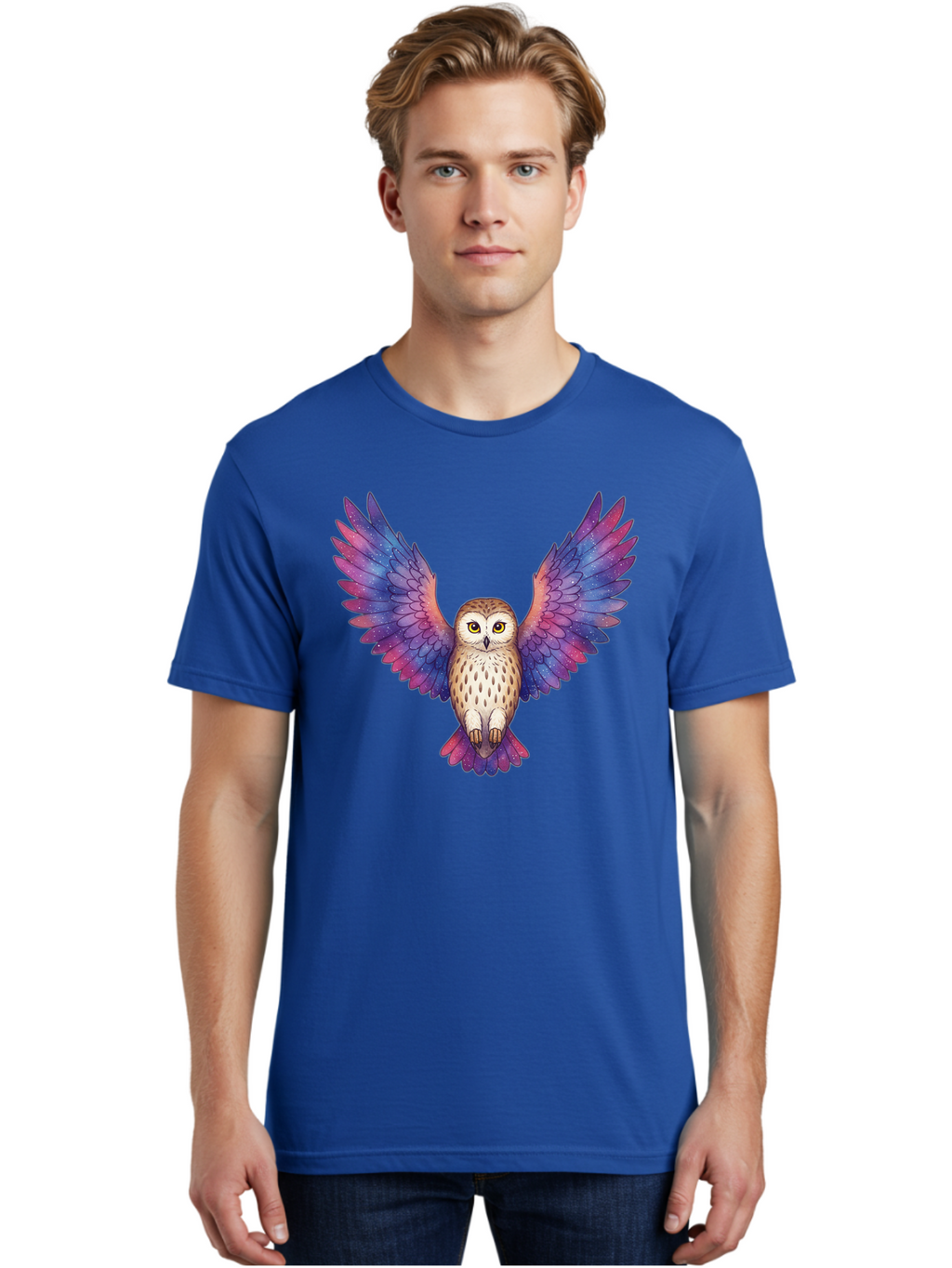 Flying-Owl-1 Men'S Graphic Tee, 100% Cotton, Comfortable Casual Summer Wear, Machine Washable, Vintage Camera, Old Camera, Antique Camera, Black Camera, Classic Photography, Photography Equipment, Nostalgic Device, Film Camera, Camera Art Bak615