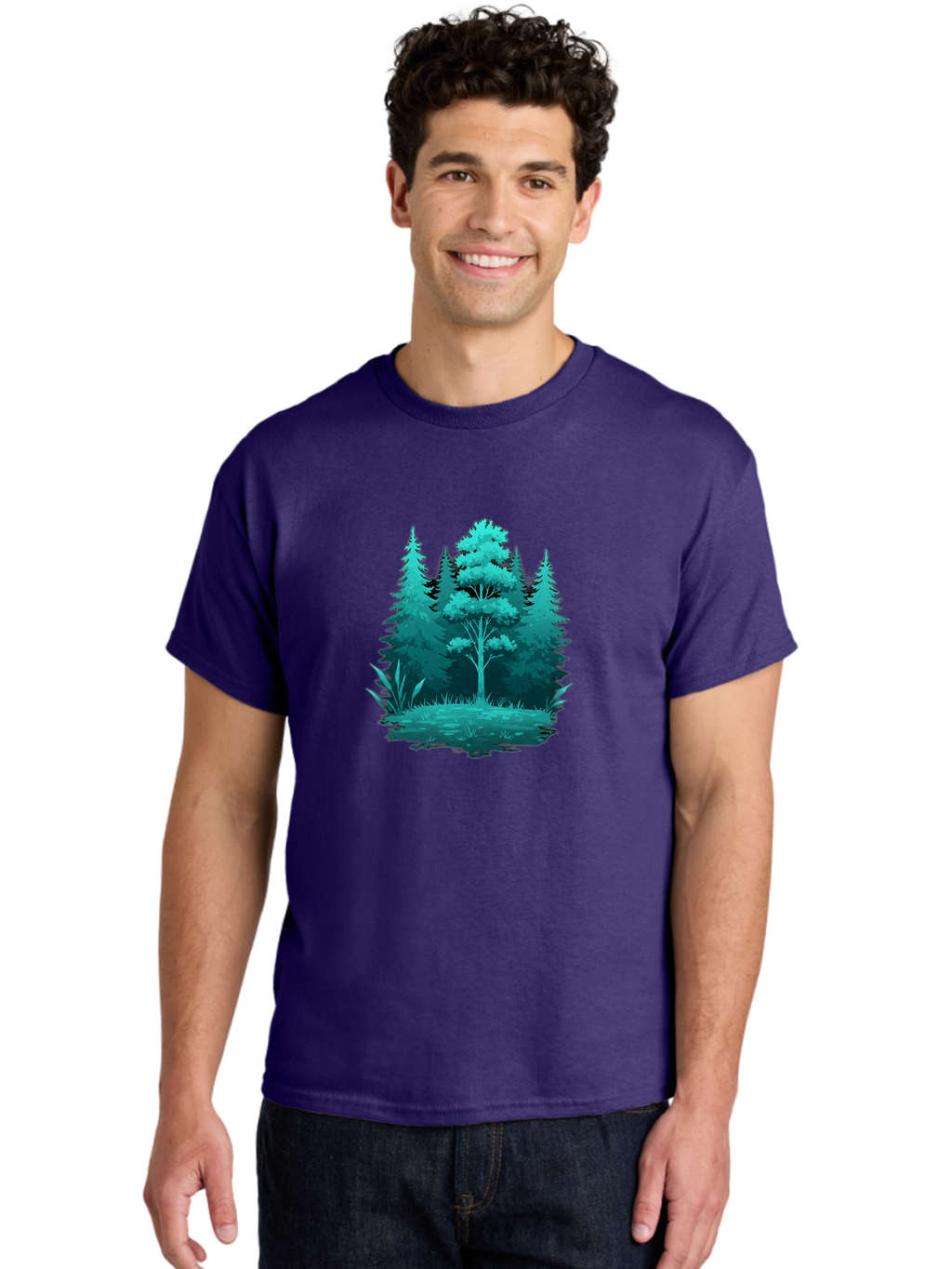 Forest-Trees Men'S Graphic Tee, 100% Cotton, Comfortable Casual Summer Wear, Machine Washable, Vintage Camera, Old Camera, Antique Camera, Black Camera, Classic Photography, Photography Equipment, Nostalgic Device, Film Camera, Camera Art Bak621