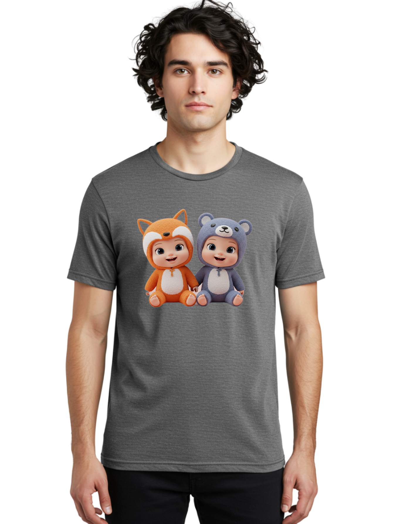 Fox-And-Bear-Babies Men'S Graphic Tee, 100% Cotton, Comfortable Casual Summer Wear, Machine Washable, Vintage Camera, Old Camera, Antique Camera, Black Camera, Classic Photography, Photography Equipment, Nostalgic Device, Film Camera, Bak623