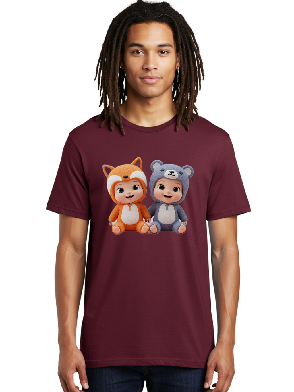 Fox-And-Bear-Babies Men'S Graphic Tee, 100% Cotton, Comfortable Casual Summer Wear, Machine Washable, Vintage Camera, Old Camera, Antique Camera, Black Camera, Classic Photography, Photography Equipment, Nostalgic Device, Film Camera, Bak623