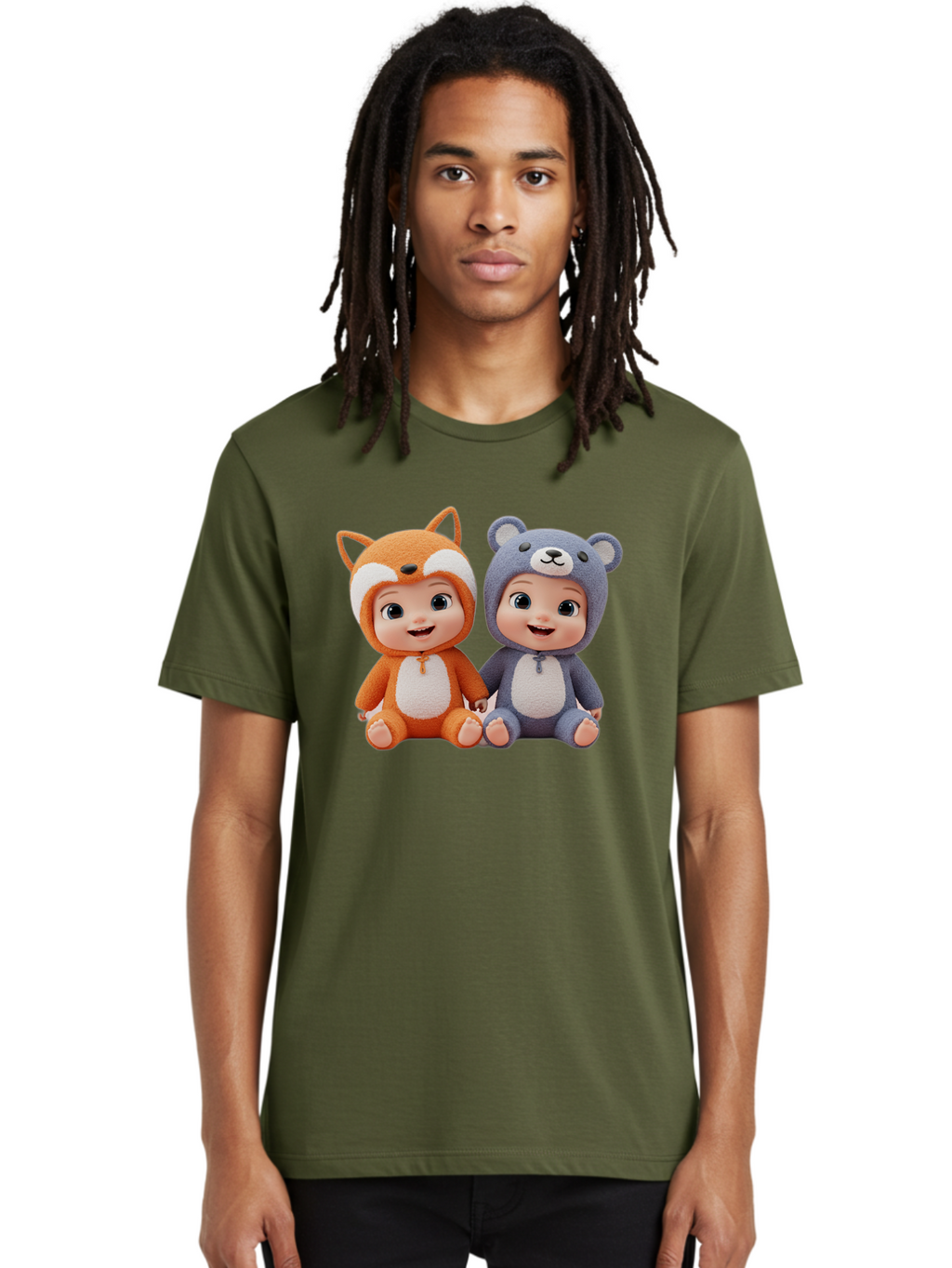 Fox-And-Bear-Babies Men'S Graphic Tee, 100% Cotton, Comfortable Casual Summer Wear, Machine Washable, Vintage Camera, Old Camera, Antique Camera, Black Camera, Classic Photography, Photography Equipment, Nostalgic Device, Film Camera, Bak623