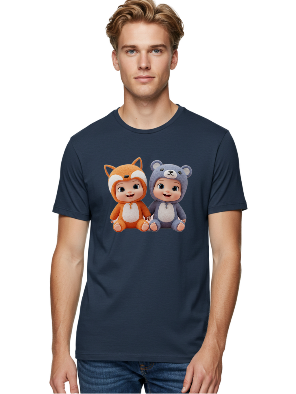 Fox-And-Bear-Babies Men'S Graphic Tee, 100% Cotton, Comfortable Casual Summer Wear, Machine Washable, Vintage Camera, Old Camera, Antique Camera, Black Camera, Classic Photography, Photography Equipment, Nostalgic Device, Film Camera, Bak623