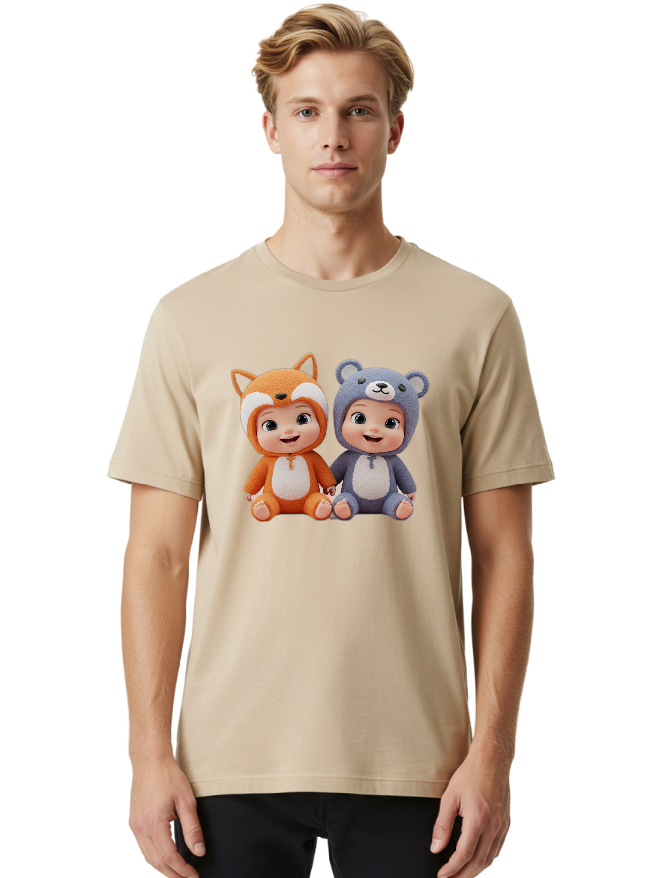 Fox-And-Bear-Babies Men'S Graphic Tee, 100% Cotton, Comfortable Casual Summer Wear, Machine Washable, Vintage Camera, Old Camera, Antique Camera, Black Camera, Classic Photography, Photography Equipment, Nostalgic Device, Film Camera, Bak623