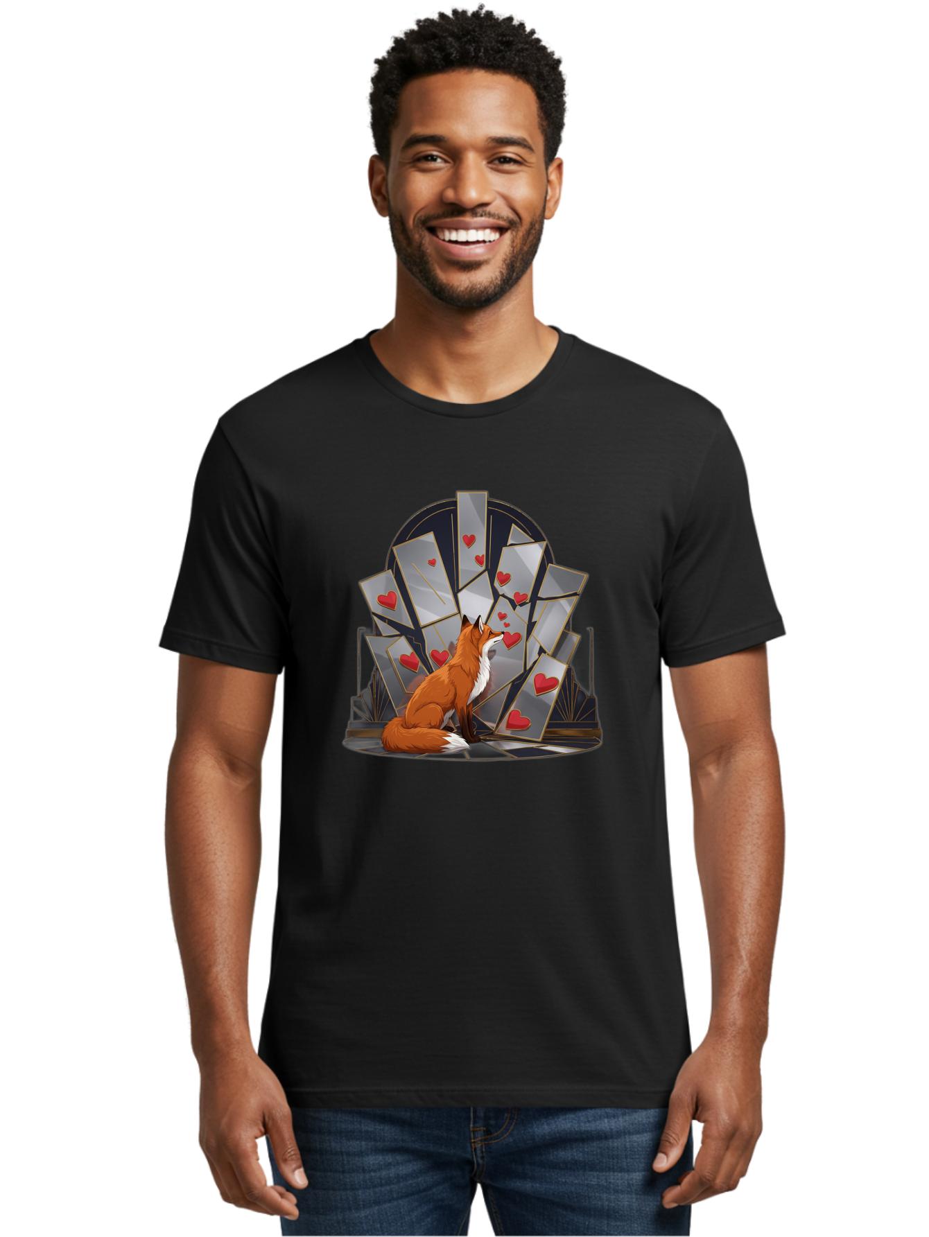 Fox-And-Hearts-Cards Men'S Graphic Tee, 100% Cotton, Comfortable Casual Summer Wear, Machine Washable, Vintage Camera, Old Camera, Antique Camera, Black Camera, Classic Photography, Photography Equipment, Nostalgic Device, Film Camera, Bak624