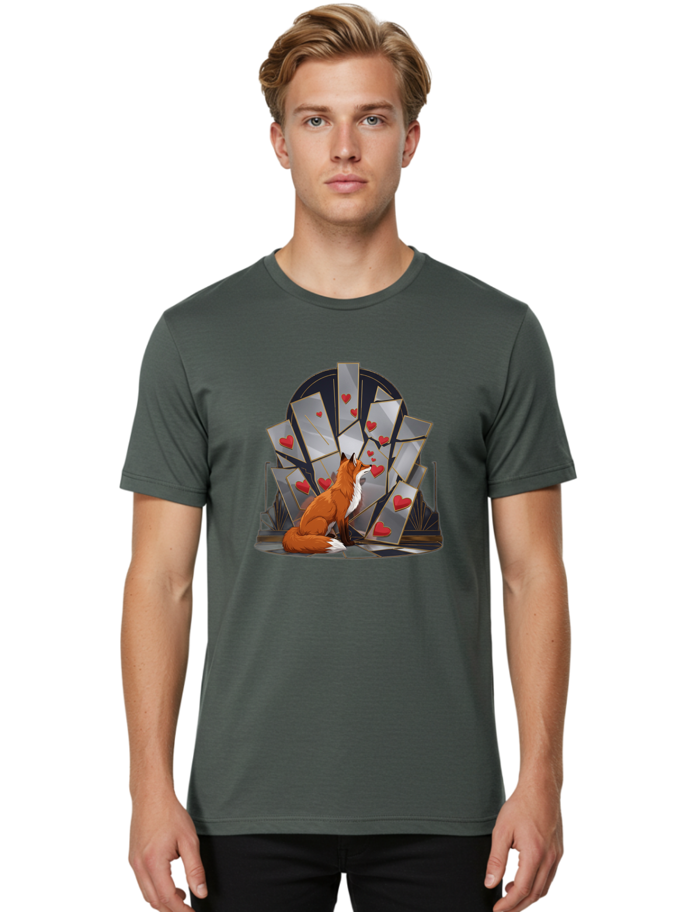 Fox-And-Hearts-Cards Men'S Graphic Tee, 100% Cotton, Comfortable Casual Summer Wear, Machine Washable, Vintage Camera, Old Camera, Antique Camera, Black Camera, Classic Photography, Photography Equipment, Nostalgic Device, Film Camera, Bak624