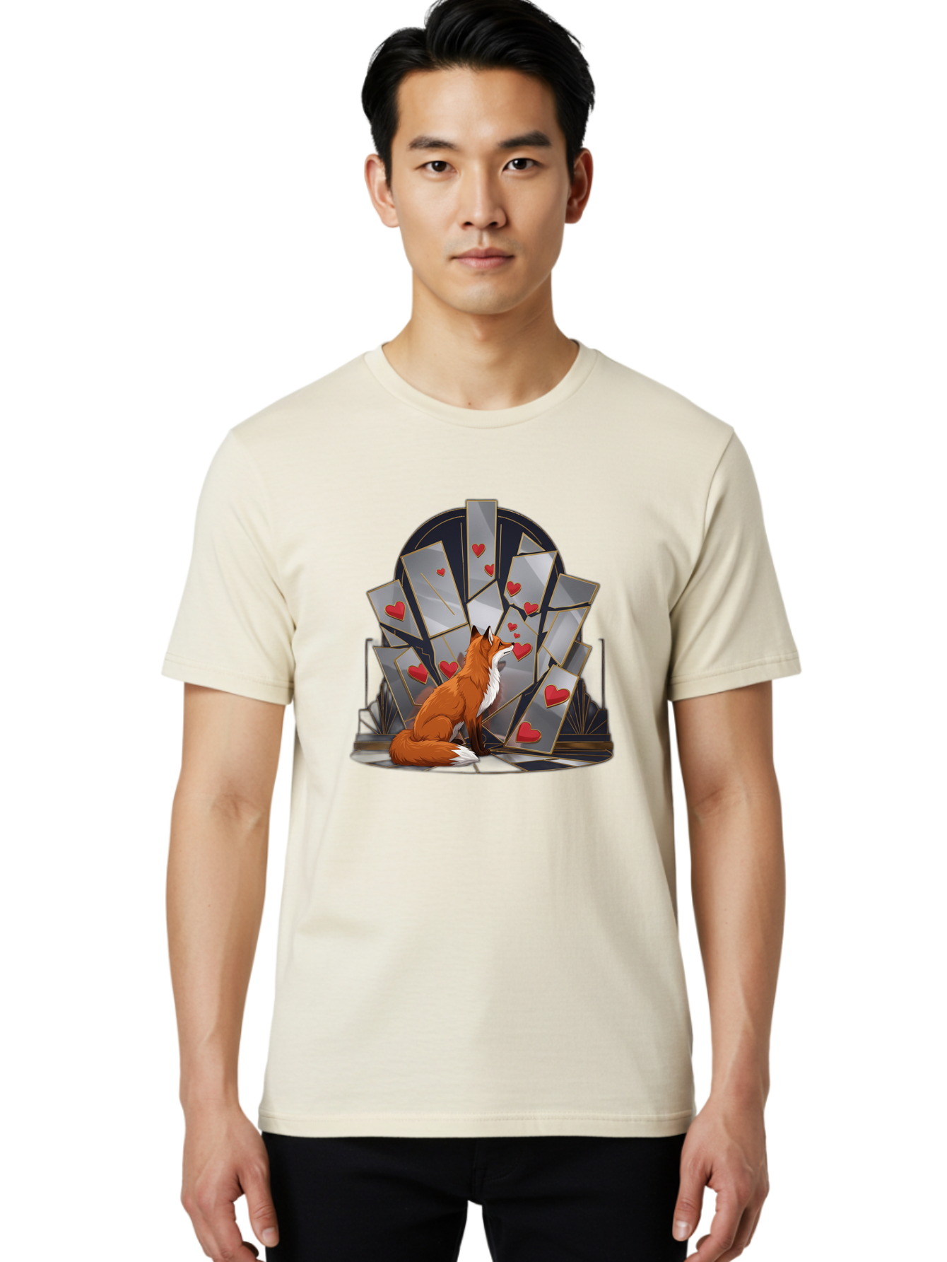 Fox-And-Hearts-Cards Men'S Graphic Tee, 100% Cotton, Comfortable Casual Summer Wear, Machine Washable, Vintage Camera, Old Camera, Antique Camera, Black Camera, Classic Photography, Photography Equipment, Nostalgic Device, Film Camera, Bak624