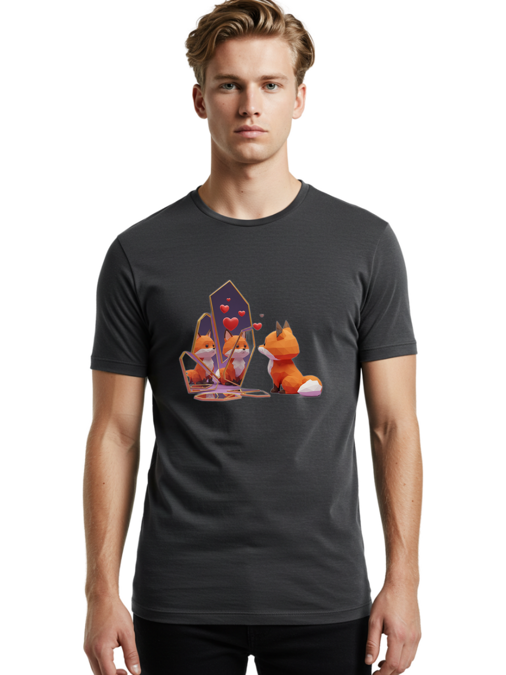 Fox-In-Love Men'S Graphic Tee, 100% Cotton, Comfortable Casual Summer Wear, Machine Washable, Vintage Camera, Old Camera, Antique Camera, Black Camera, Classic Photography, Photography Equipment, Nostalgic Device, Film Camera, Camera Art Bak626