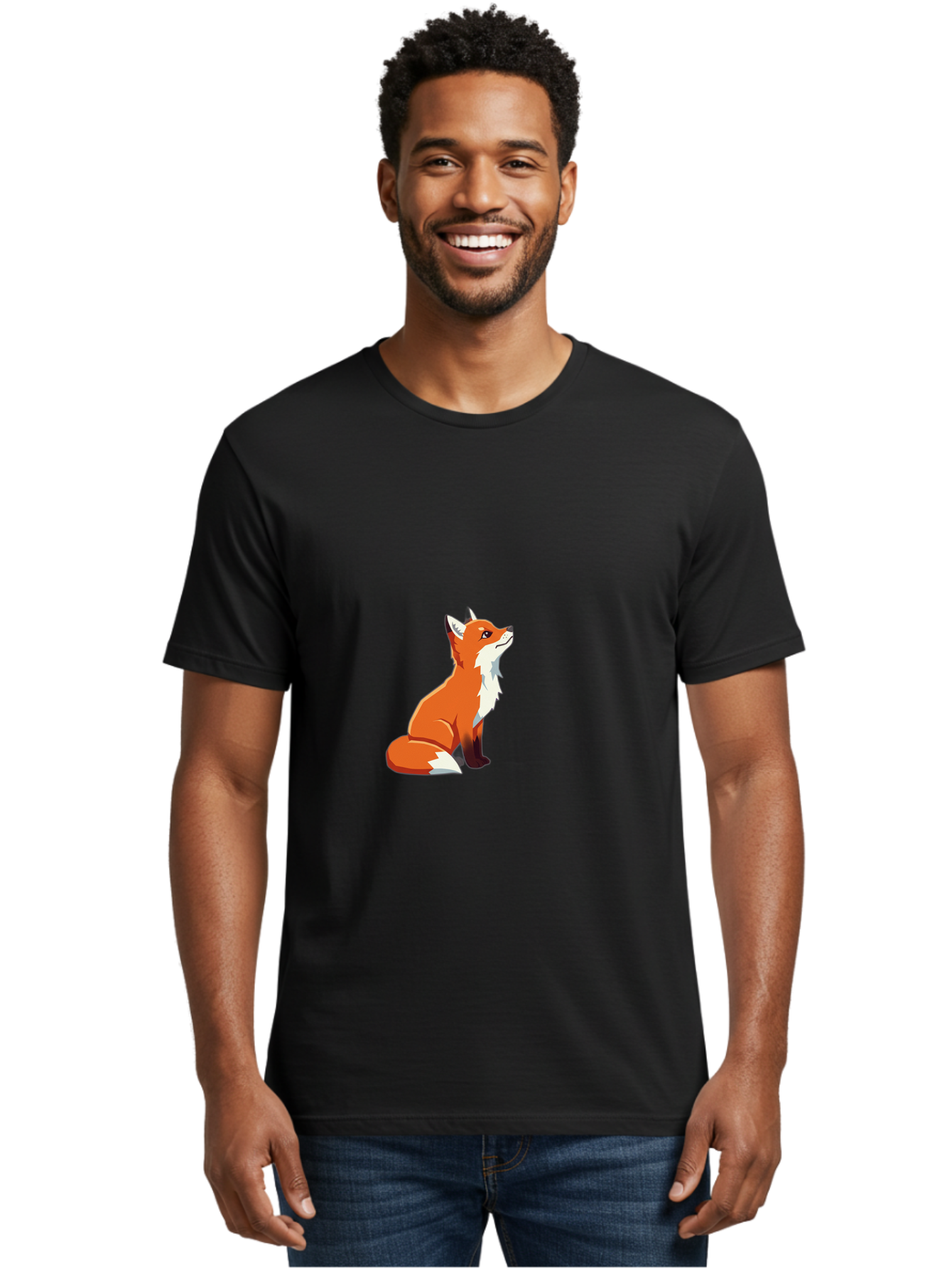 Fox Men'S Graphic Tee, 100% Cotton, Comfortable Casual Summer Wear, Machine Washable, Vintage Camera, Old Camera, Antique Camera, Black Camera, Classic Photography, Photography Equipment, Nostalgic Device, Film Camera, Camera Art Bak627