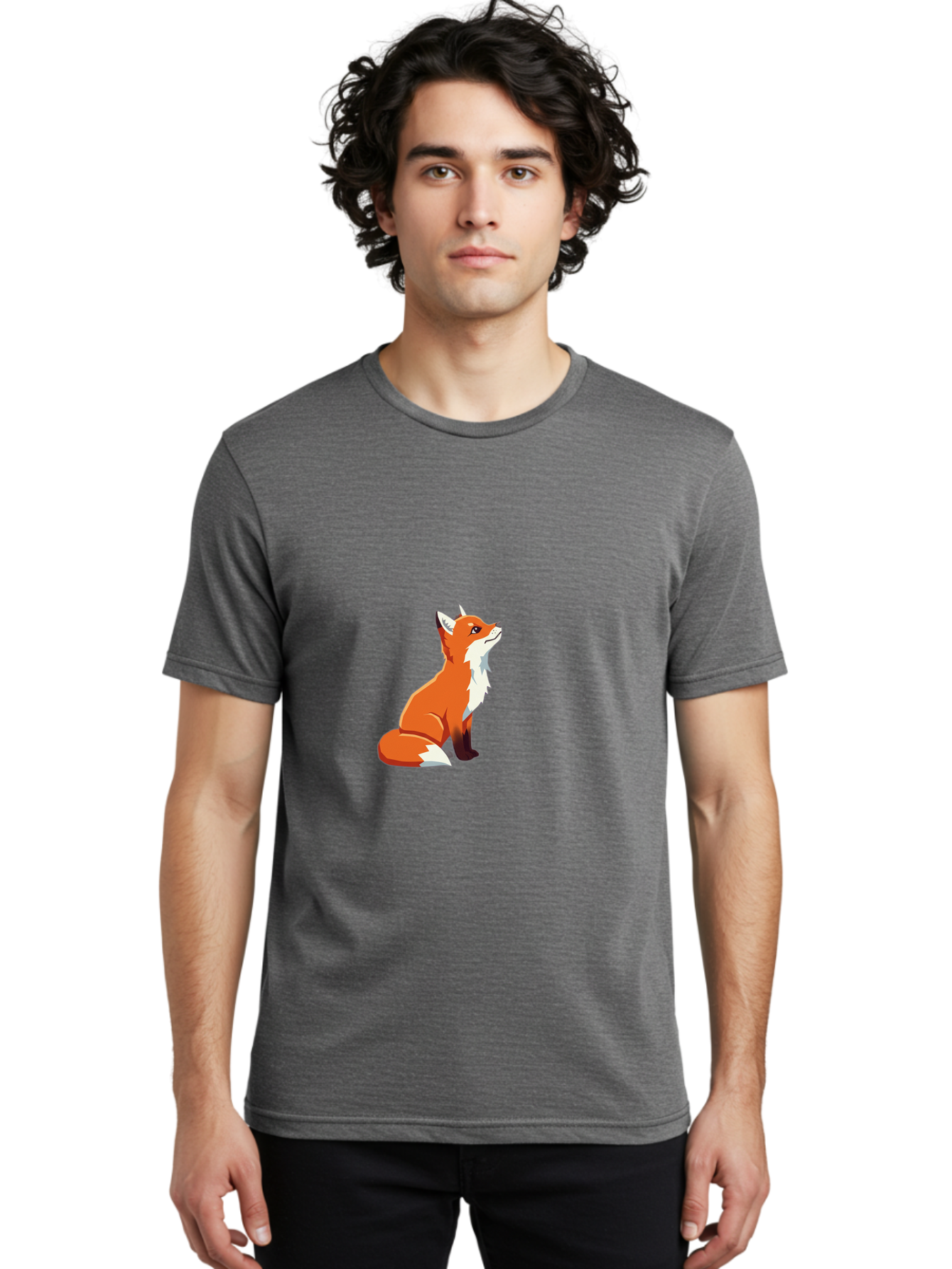Fox Men'S Graphic Tee, 100% Cotton, Comfortable Casual Summer Wear, Machine Washable, Vintage Camera, Old Camera, Antique Camera, Black Camera, Classic Photography, Photography Equipment, Nostalgic Device, Film Camera, Camera Art Bak627