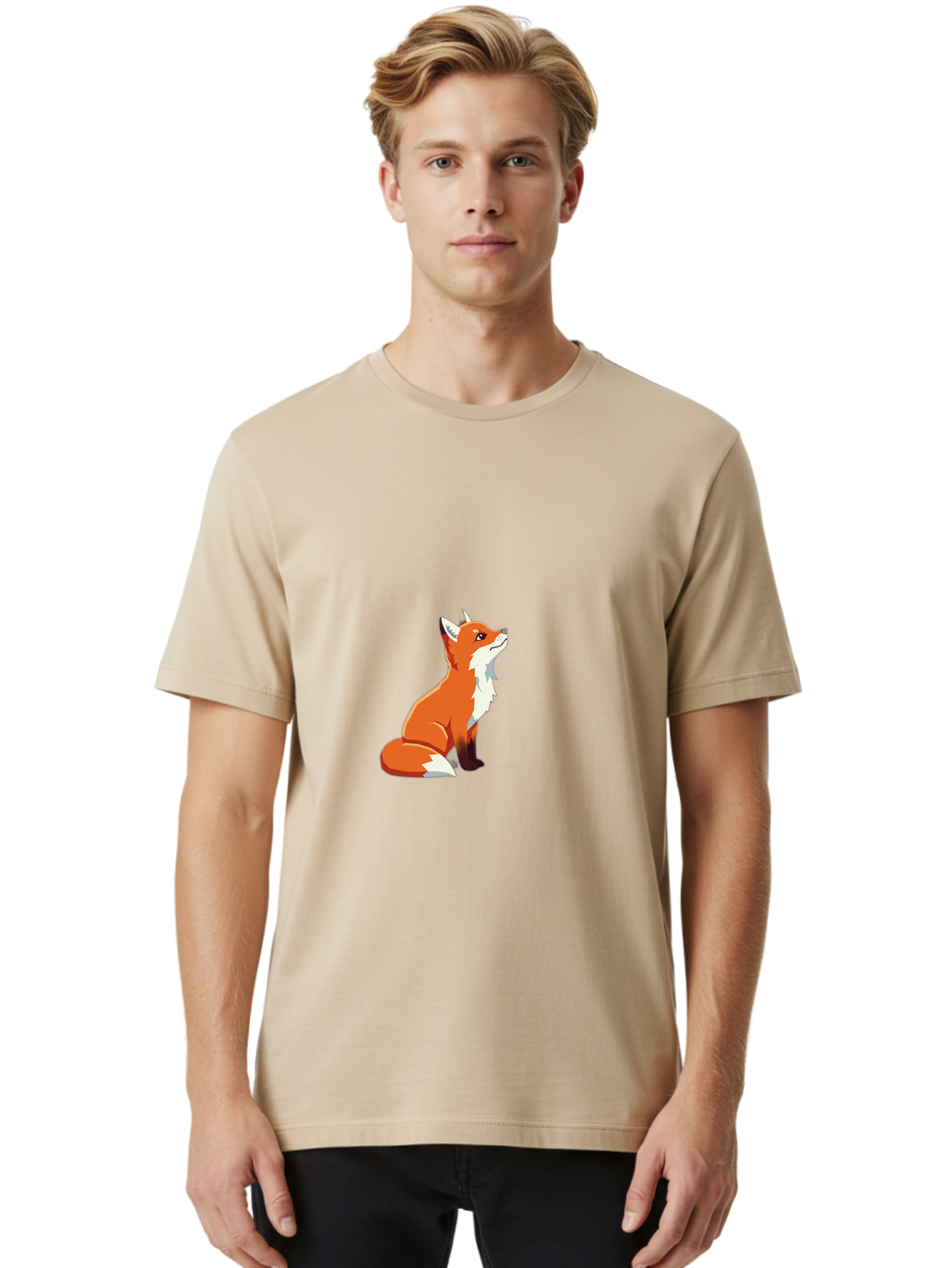 Fox Men'S Graphic Tee, 100% Cotton, Comfortable Casual Summer Wear, Machine Washable, Vintage Camera, Old Camera, Antique Camera, Black Camera, Classic Photography, Photography Equipment, Nostalgic Device, Film Camera, Camera Art Bak627