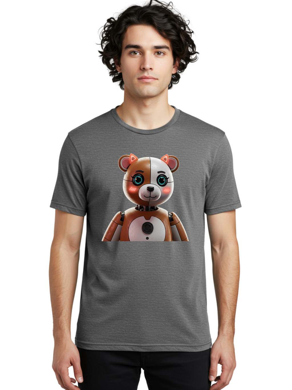 Foxy-The-Pirate-Fox-Robot Men'S Graphic Tee, 100% Cotton, Comfortable Casual Summer Wear, Machine Washable, Vintage Camera, Old Camera, Antique Camera, Black Camera, Classic Photography, Photography Equipment, Nostalgic Device, Film Camera, Bak628
