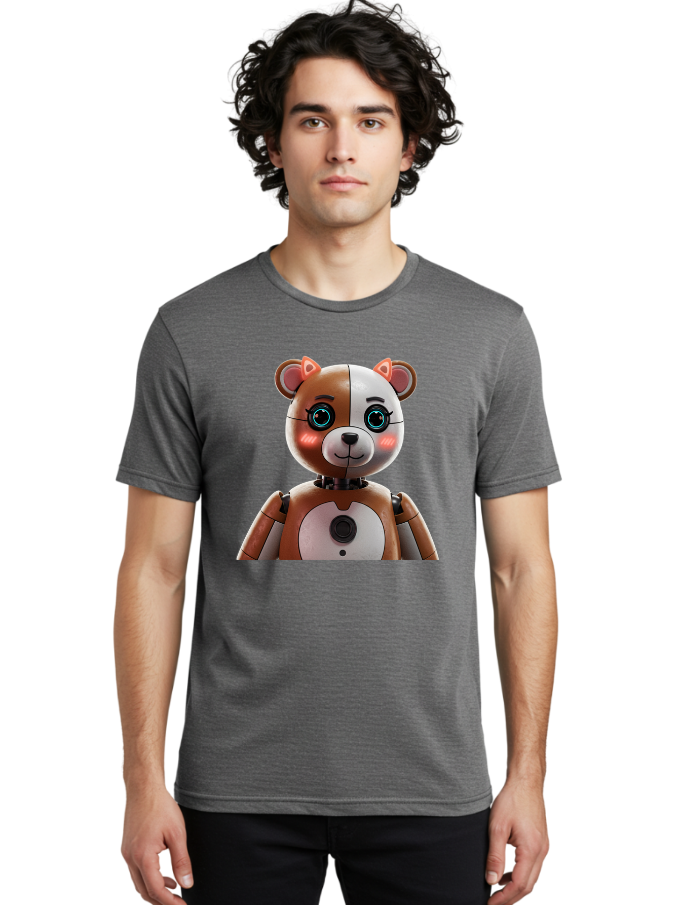 Foxy-The-Pirate-Fox-Robot Men'S Graphic Tee, 100% Cotton, Comfortable Casual Summer Wear, Machine Washable, Vintage Camera, Old Camera, Antique Camera, Black Camera, Classic Photography, Photography Equipment, Nostalgic Device, Film Camera, Bak628