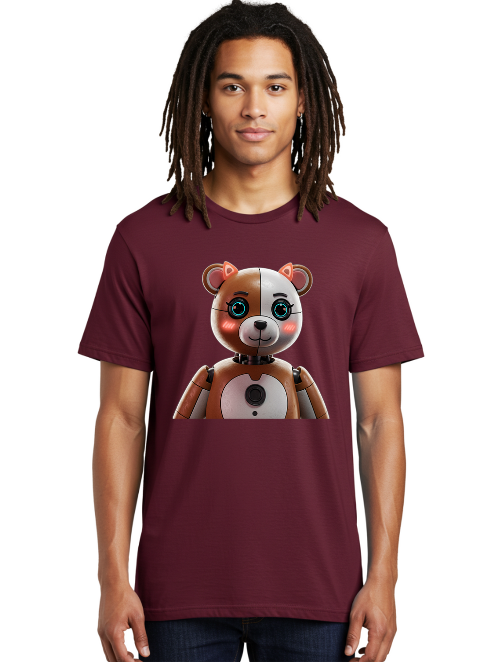 Foxy-The-Pirate-Fox-Robot Men'S Graphic Tee, 100% Cotton, Comfortable Casual Summer Wear, Machine Washable, Vintage Camera, Old Camera, Antique Camera, Black Camera, Classic Photography, Photography Equipment, Nostalgic Device, Film Camera, Bak628
