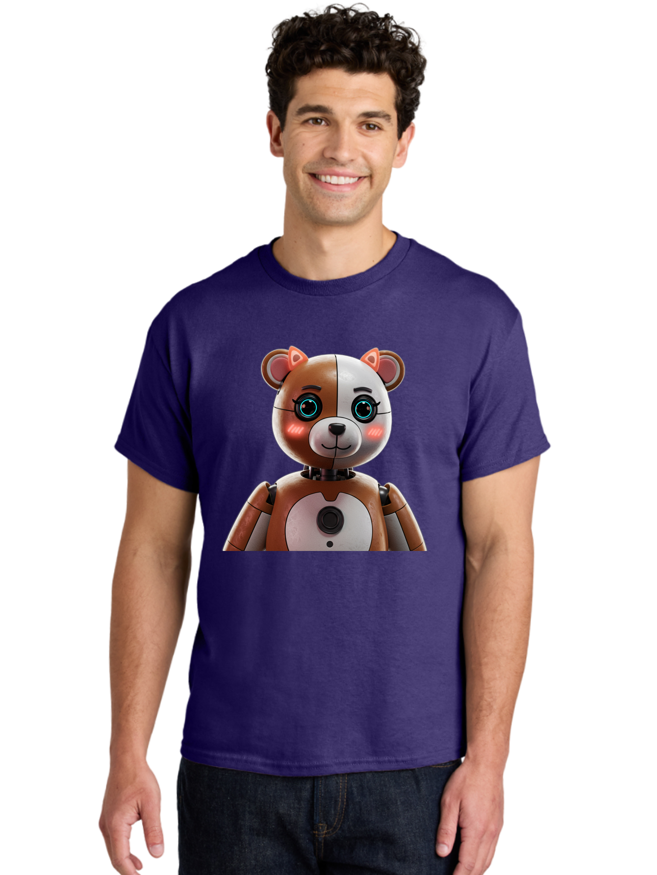 Foxy-The-Pirate-Fox-Robot Men'S Graphic Tee, 100% Cotton, Comfortable Casual Summer Wear, Machine Washable, Vintage Camera, Old Camera, Antique Camera, Black Camera, Classic Photography, Photography Equipment, Nostalgic Device, Film Camera, Bak628