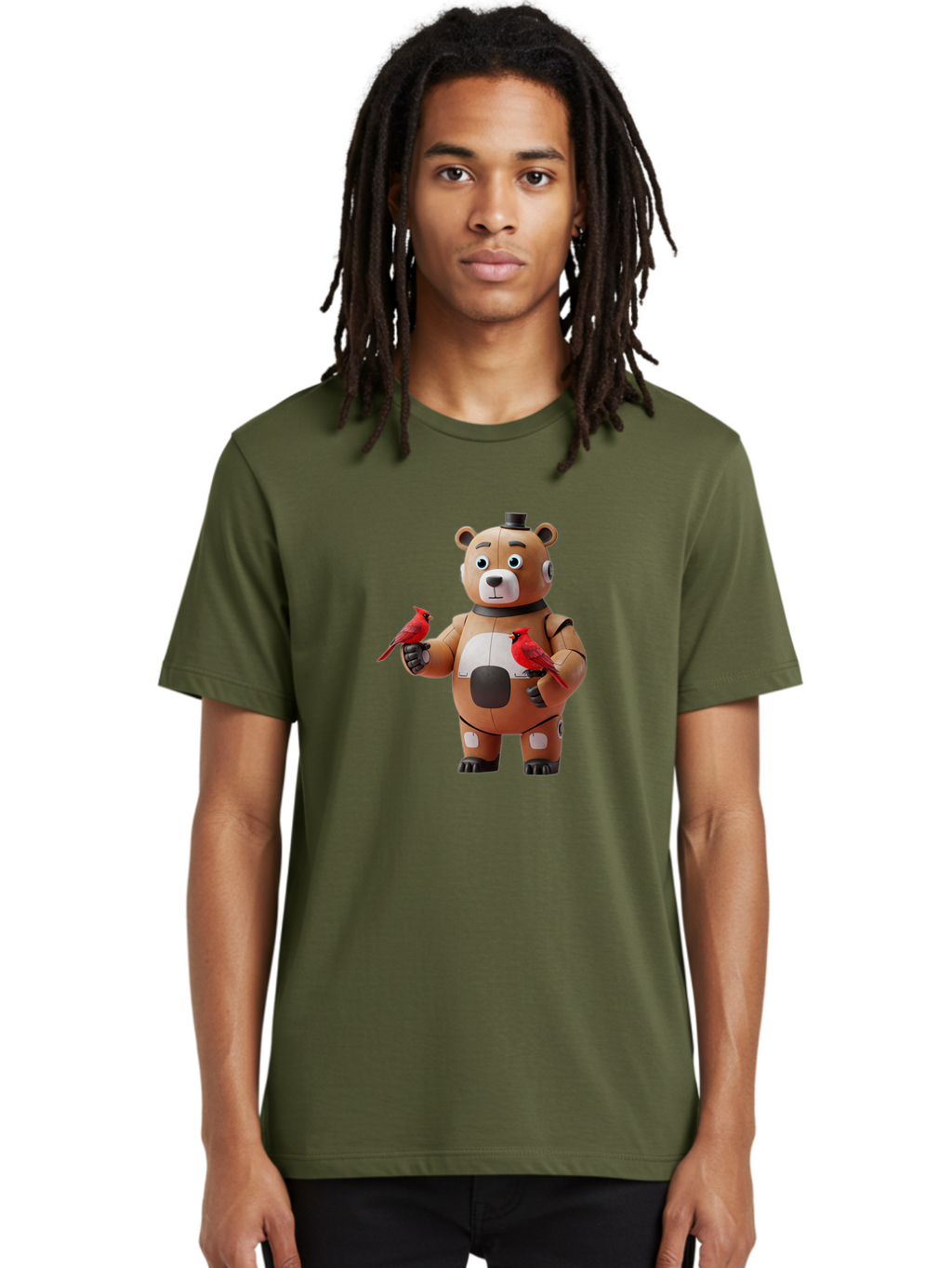 Freddy-Fazbear-1 Men'S Graphic Tee, 100% Cotton, Comfortable Casual Summer Wear, Machine Washable, Vintage Camera, Old Camera, Antique Camera, Black Camera, Classic Photography, Photography Equipment, Nostalgic Device, Film Camera, Camera Art Bak629