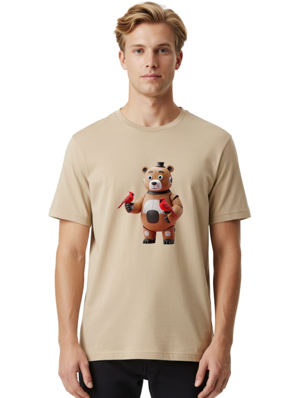 Freddy-Fazbear-1 Men'S Graphic Tee, 100% Cotton, Comfortable Casual Summer Wear, Machine Washable, Vintage Camera, Old Camera, Antique Camera, Black Camera, Classic Photography, Photography Equipment, Nostalgic Device, Film Camera, Camera Art Bak629