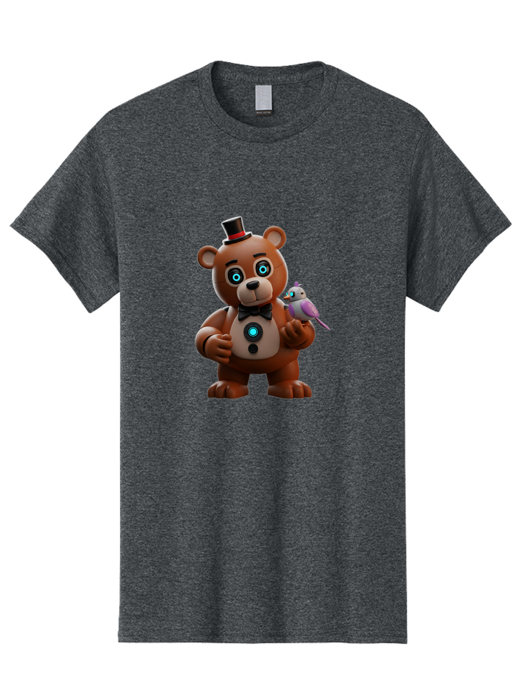 Freddy-Fazbear-2 Men'S Graphic Tee, 100% Cotton, Comfortable Casual Summer Wear, Machine Washable, Vintage Camera, Old Camera, Antique Camera, Black Camera, Classic Photography, Photography Equipment, Nostalgic Device, Film Camera, Camera Art Bak630