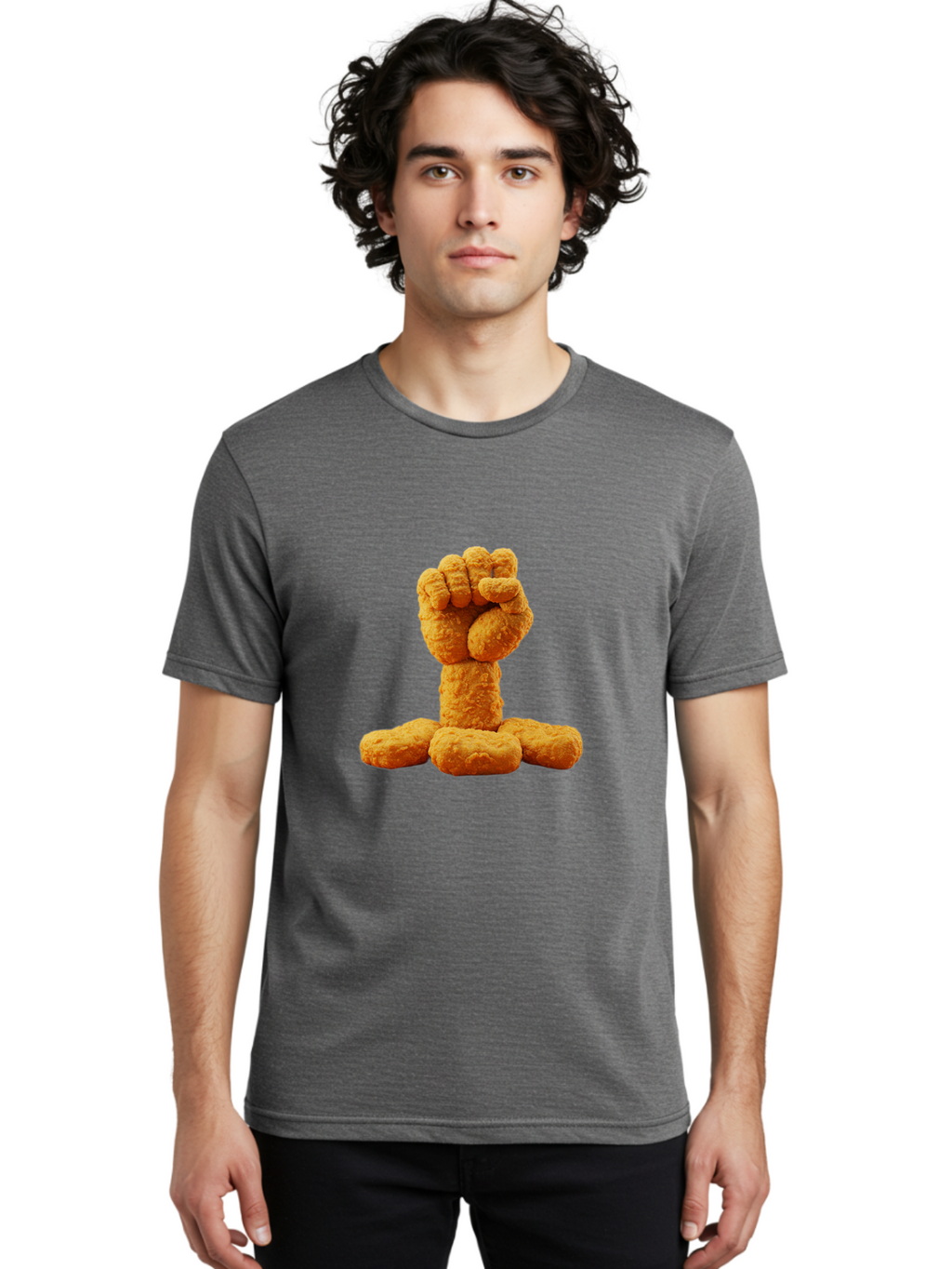 Fried-Chicken-Hand Men'S Graphic Tee, 100% Cotton, Comfortable Casual Summer Wear, Machine Washable, Vintage Camera, Old Camera, Antique Camera, Black Camera, Classic Photography, Photography Equipment, Nostalgic Device, Film Camera, Bak633