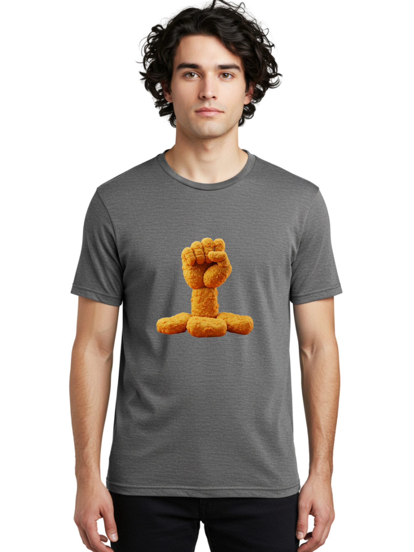 Fried-Chicken-Hand Men'S Graphic Tee, 100% Cotton, Comfortable Casual Summer Wear, Machine Washable, Vintage Camera, Old Camera, Antique Camera, Black Camera, Classic Photography, Photography Equipment, Nostalgic Device, Film Camera, Bak633
