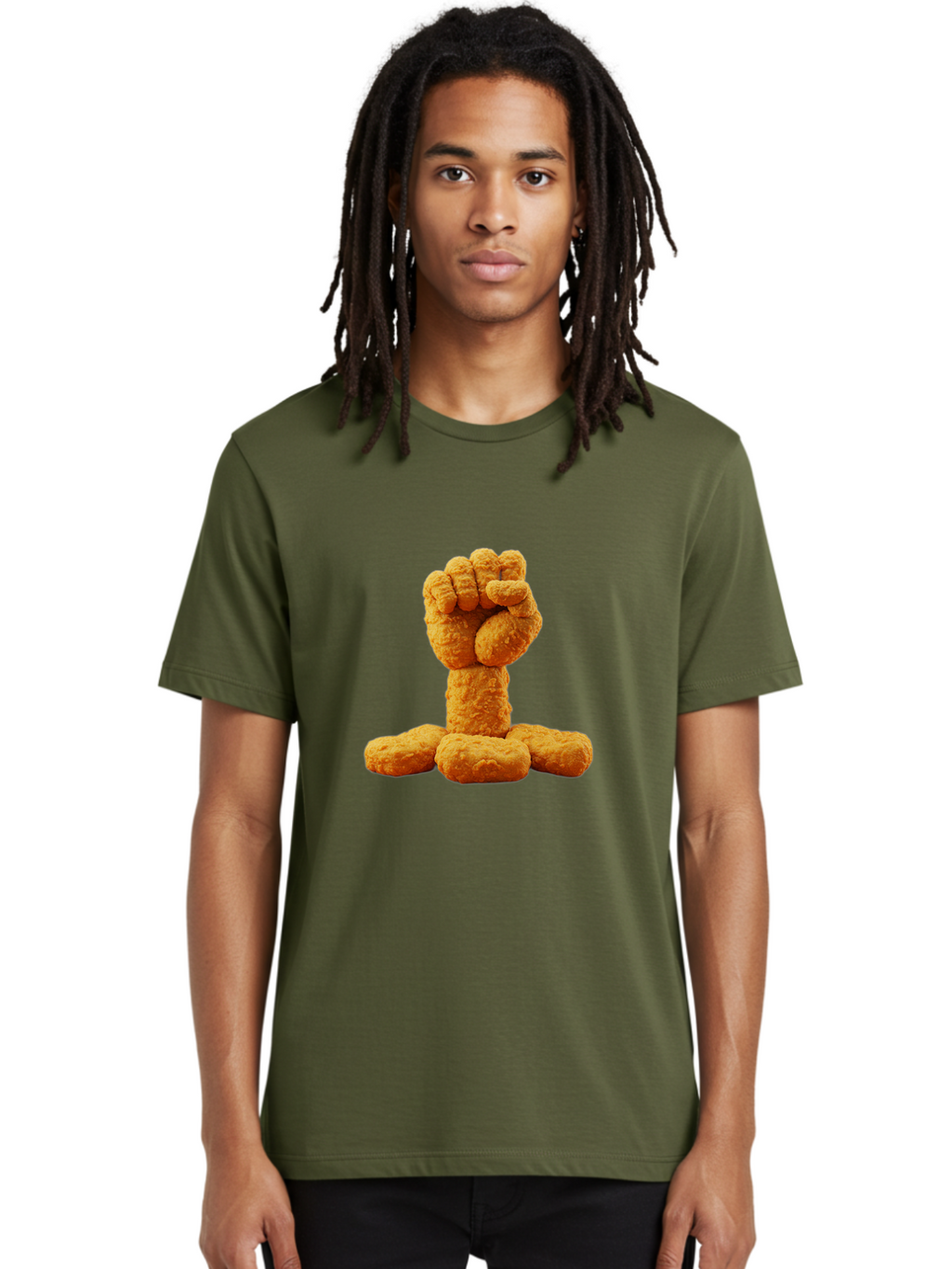 Fried-Chicken-Hand Men'S Graphic Tee, 100% Cotton, Comfortable Casual Summer Wear, Machine Washable, Vintage Camera, Old Camera, Antique Camera, Black Camera, Classic Photography, Photography Equipment, Nostalgic Device, Film Camera, Bak633