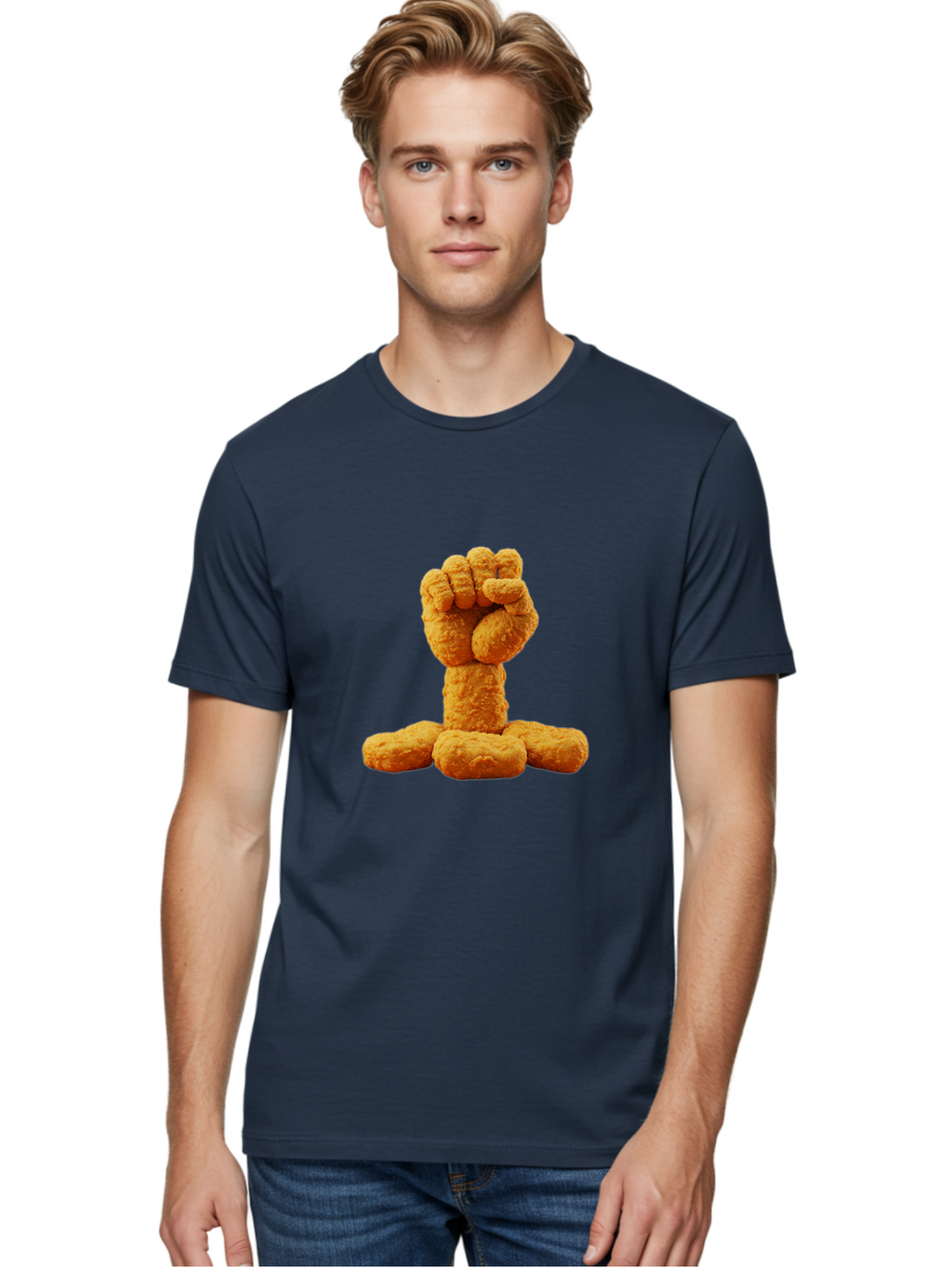 Fried-Chicken-Hand Men'S Graphic Tee, 100% Cotton, Comfortable Casual Summer Wear, Machine Washable, Vintage Camera, Old Camera, Antique Camera, Black Camera, Classic Photography, Photography Equipment, Nostalgic Device, Film Camera, Bak633