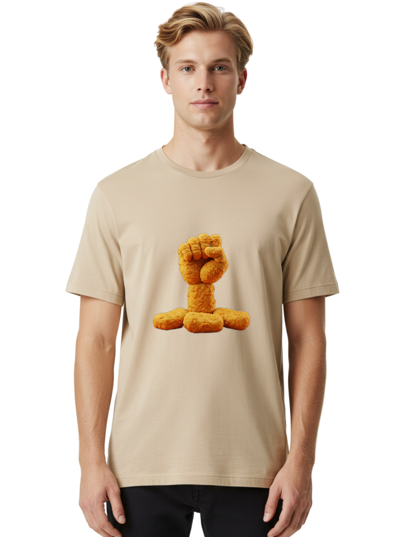 Fried-Chicken-Hand Men'S Graphic Tee, 100% Cotton, Comfortable Casual Summer Wear, Machine Washable, Vintage Camera, Old Camera, Antique Camera, Black Camera, Classic Photography, Photography Equipment, Nostalgic Device, Film Camera, Bak633