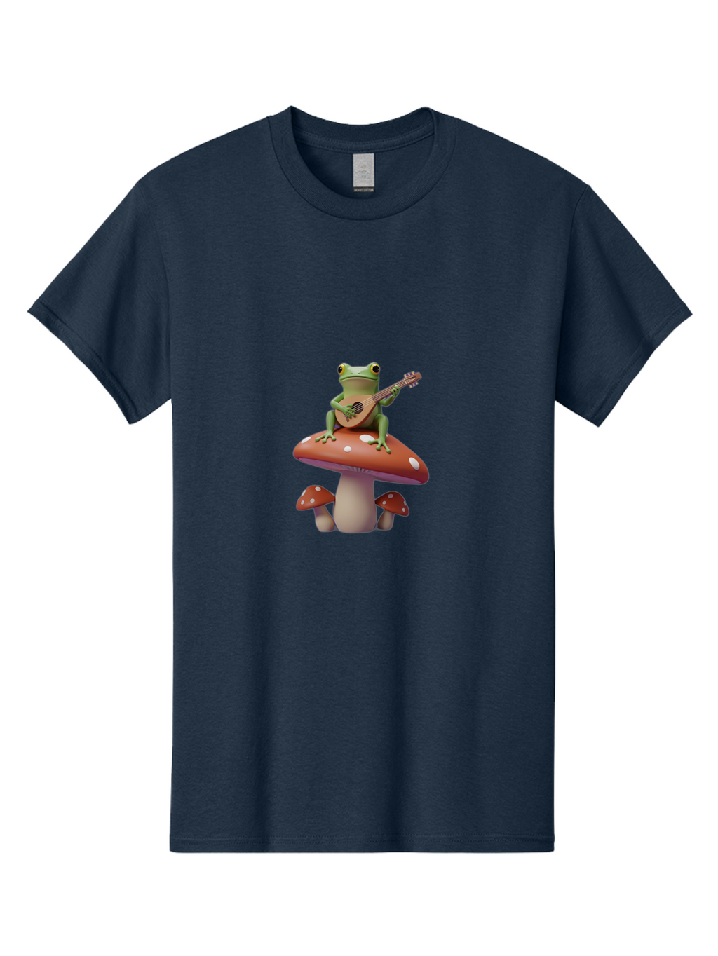 Frog-Playing-Guitar-1 Men'S Graphic Tee, 100% Cotton, Comfortable Casual Summer Wear, Machine Washable, Vintage Camera, Old Camera, Antique Camera, Black Camera, Classic Photography, Photography Equipment, Nostalgic Device, Film Camera, Bak637