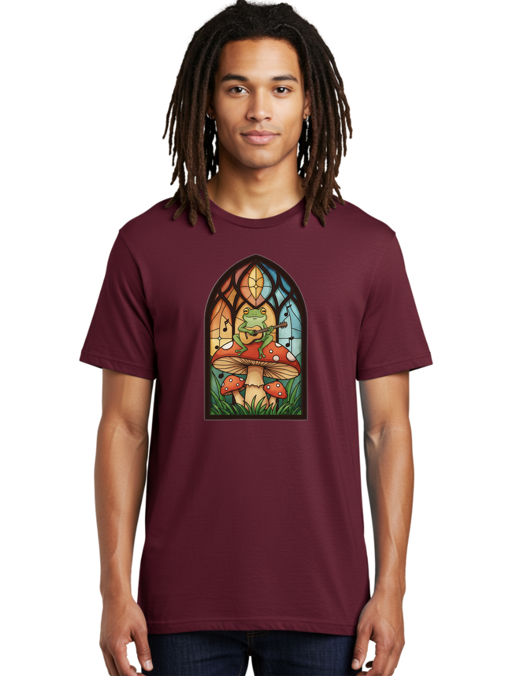 Frog-Playing-Ukulele-1 Men'S Graphic Tee, 100% Cotton, Comfortable Casual Summer Wear, Machine Washable, Vintage Camera, Old Camera, Antique Camera, Black Camera, Classic Photography, Photography Equipment, Nostalgic Device, Film Camera, Bak640