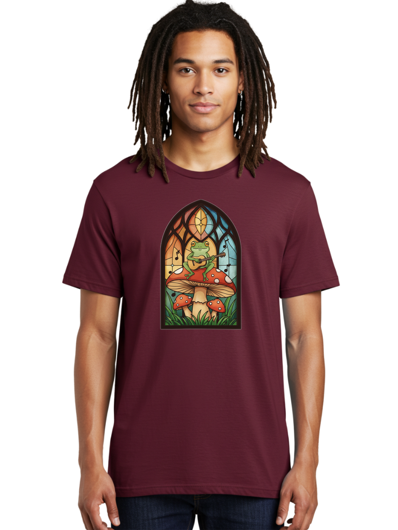 Frog-Playing-Ukulele-1 Men'S Graphic Tee, 100% Cotton, Comfortable Casual Summer Wear, Machine Washable, Vintage Camera, Old Camera, Antique Camera, Black Camera, Classic Photography, Photography Equipment, Nostalgic Device, Film Camera, Bak640