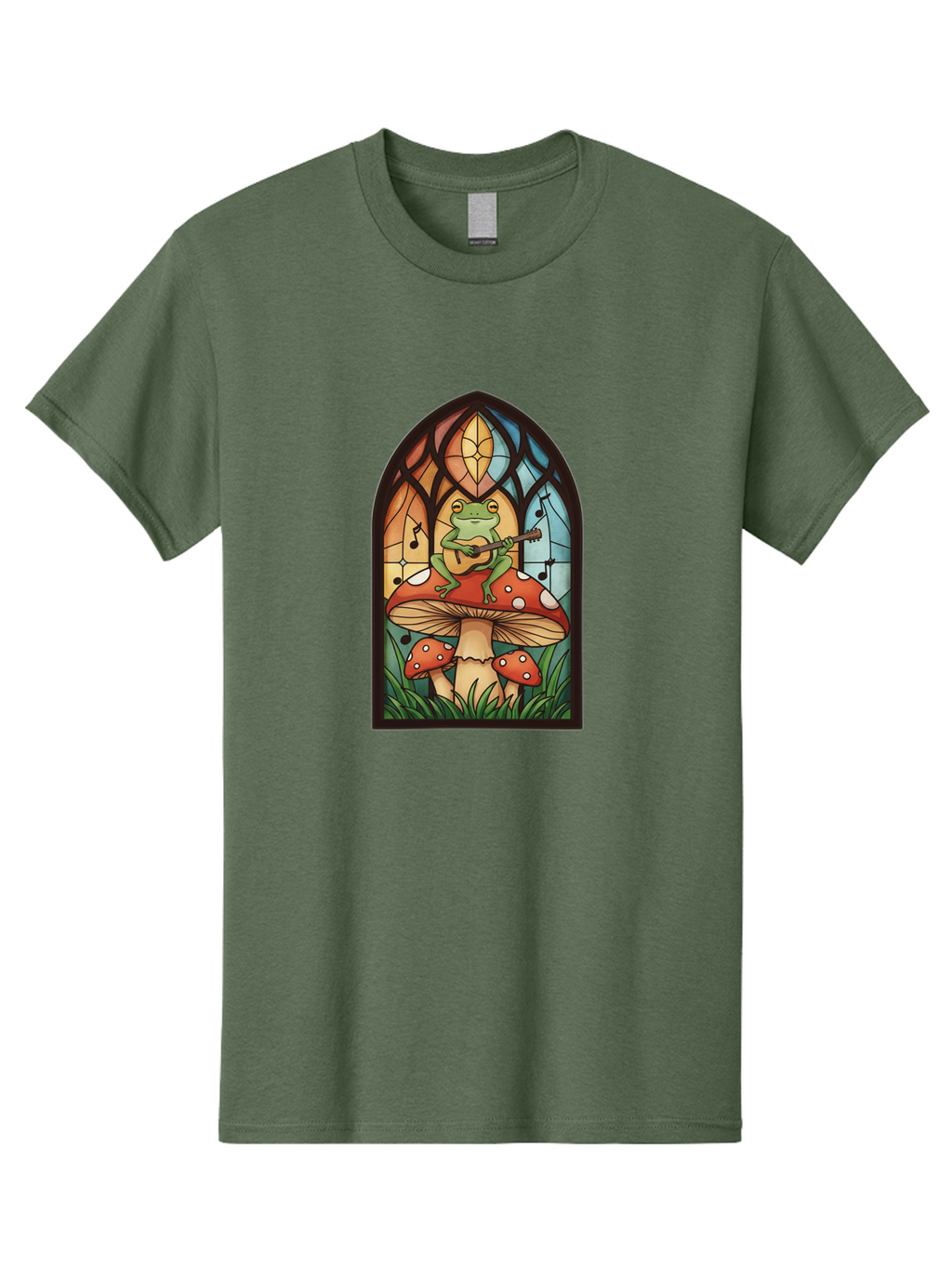 Frog-Playing-Ukulele-1 Men'S Graphic Tee, 100% Cotton, Comfortable Casual Summer Wear, Machine Washable, Vintage Camera, Old Camera, Antique Camera, Black Camera, Classic Photography, Photography Equipment, Nostalgic Device, Film Camera, Bak640