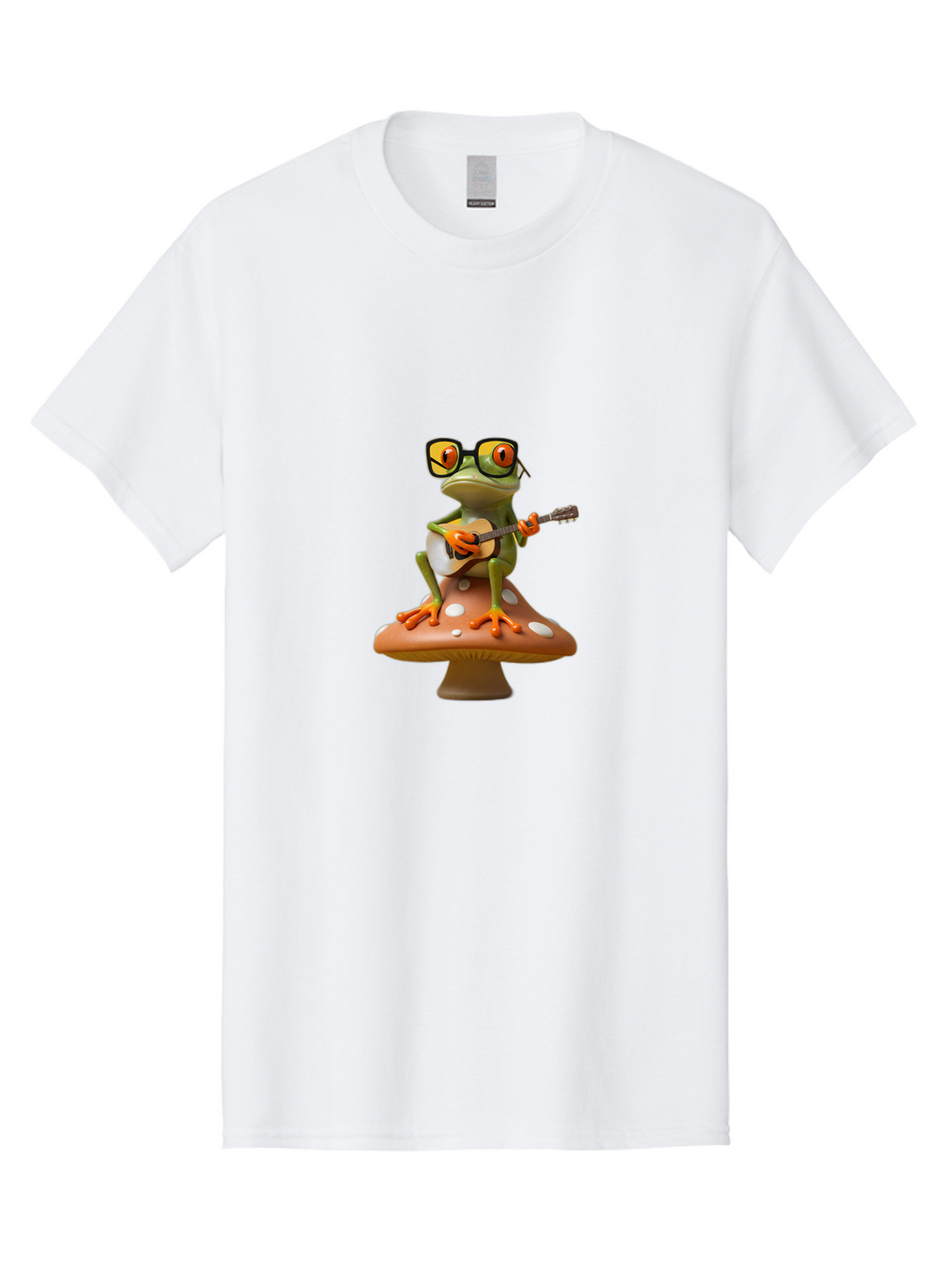 Frog-With-Guitar-1 Men'S Graphic Tee, 100% Cotton, Comfortable Casual Summer Wear, Machine Washable, Vintage Camera, Old Camera, Antique Camera, Black Camera, Classic Photography, Photography Equipment, Nostalgic Device, Film Camera, Bak642