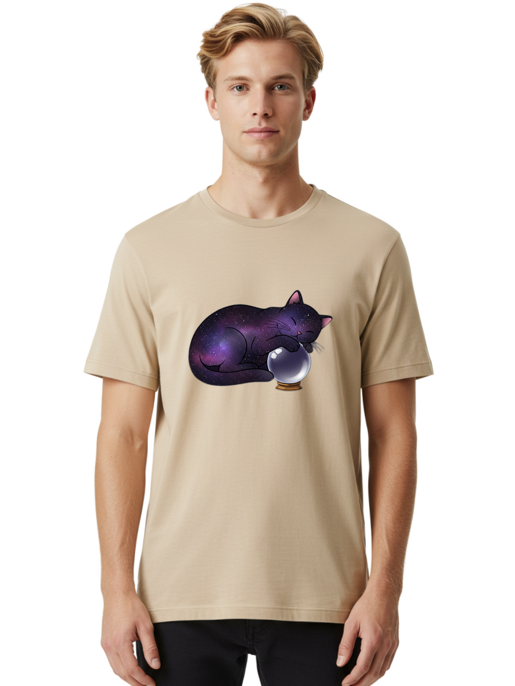 Galaxy-Cat Men'S Graphic Tee, 100% Cotton, Comfortable Casual Summer Wear, Machine Washable, Vintage Camera, Old Camera, Antique Camera, Black Camera, Classic Photography, Photography Equipment, Nostalgic Device, Film Camera, Camera Art Bak646