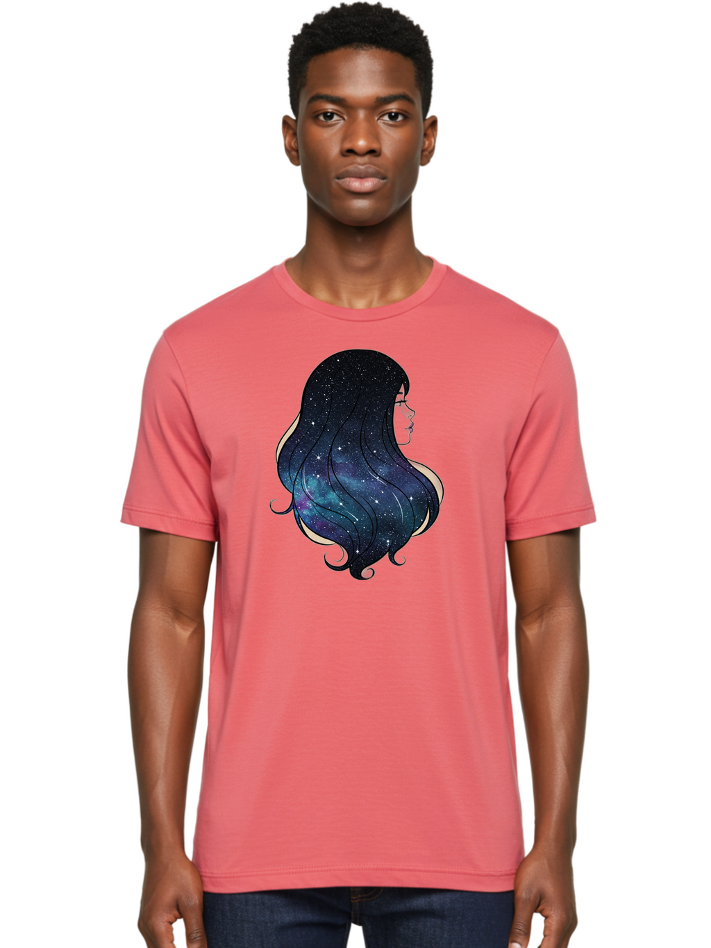 Galaxy-Hair Men'S Graphic Tee, 100% Cotton, Comfortable Casual Summer Wear, Machine Washable, Vintage Camera, Old Camera, Antique Camera, Black Camera, Classic Photography, Photography Equipment, Nostalgic Device, Film Camera, Camera Art Bak650