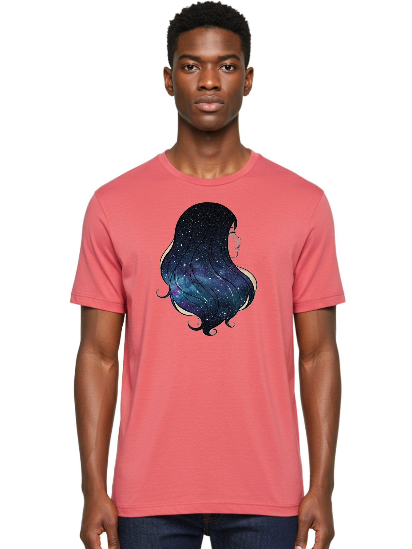 Galaxy-Hair Men'S Graphic Tee, 100% Cotton, Comfortable Casual Summer Wear, Machine Washable, Vintage Camera, Old Camera, Antique Camera, Black Camera, Classic Photography, Photography Equipment, Nostalgic Device, Film Camera, Camera Art Bak650