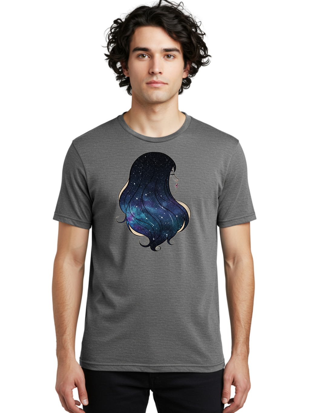 Galaxy-Hair Men'S Graphic Tee, 100% Cotton, Comfortable Casual Summer Wear, Machine Washable, Vintage Camera, Old Camera, Antique Camera, Black Camera, Classic Photography, Photography Equipment, Nostalgic Device, Film Camera, Camera Art Bak650