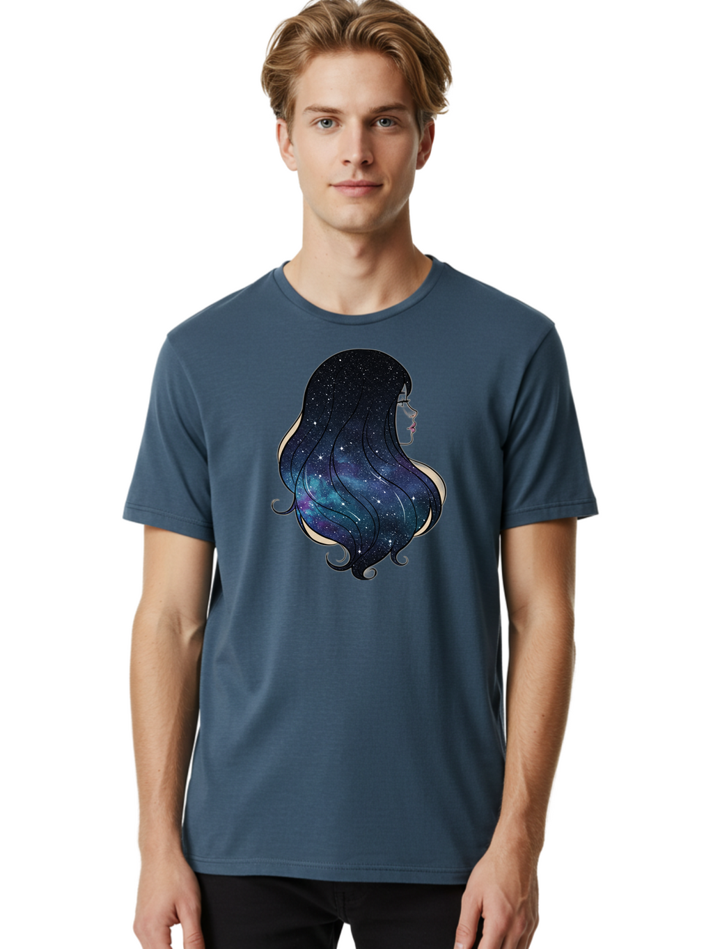 Galaxy-Hair Men'S Graphic Tee, 100% Cotton, Comfortable Casual Summer Wear, Machine Washable, Vintage Camera, Old Camera, Antique Camera, Black Camera, Classic Photography, Photography Equipment, Nostalgic Device, Film Camera, Camera Art Bak650