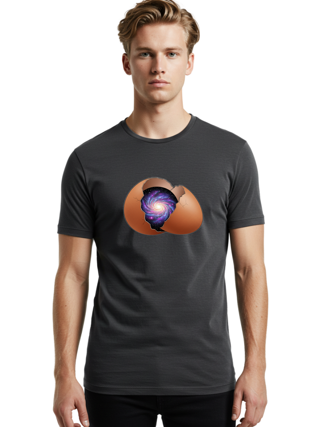 Galaxy-Hatching Men'S Graphic Tee, 100% Cotton, Comfortable Casual Summer Wear, Machine Washable, Vintage Camera, Old Camera, Antique Camera, Black Camera, Classic Photography, Photography Equipment, Nostalgic Device, Film Camera, Camera Art Bak652