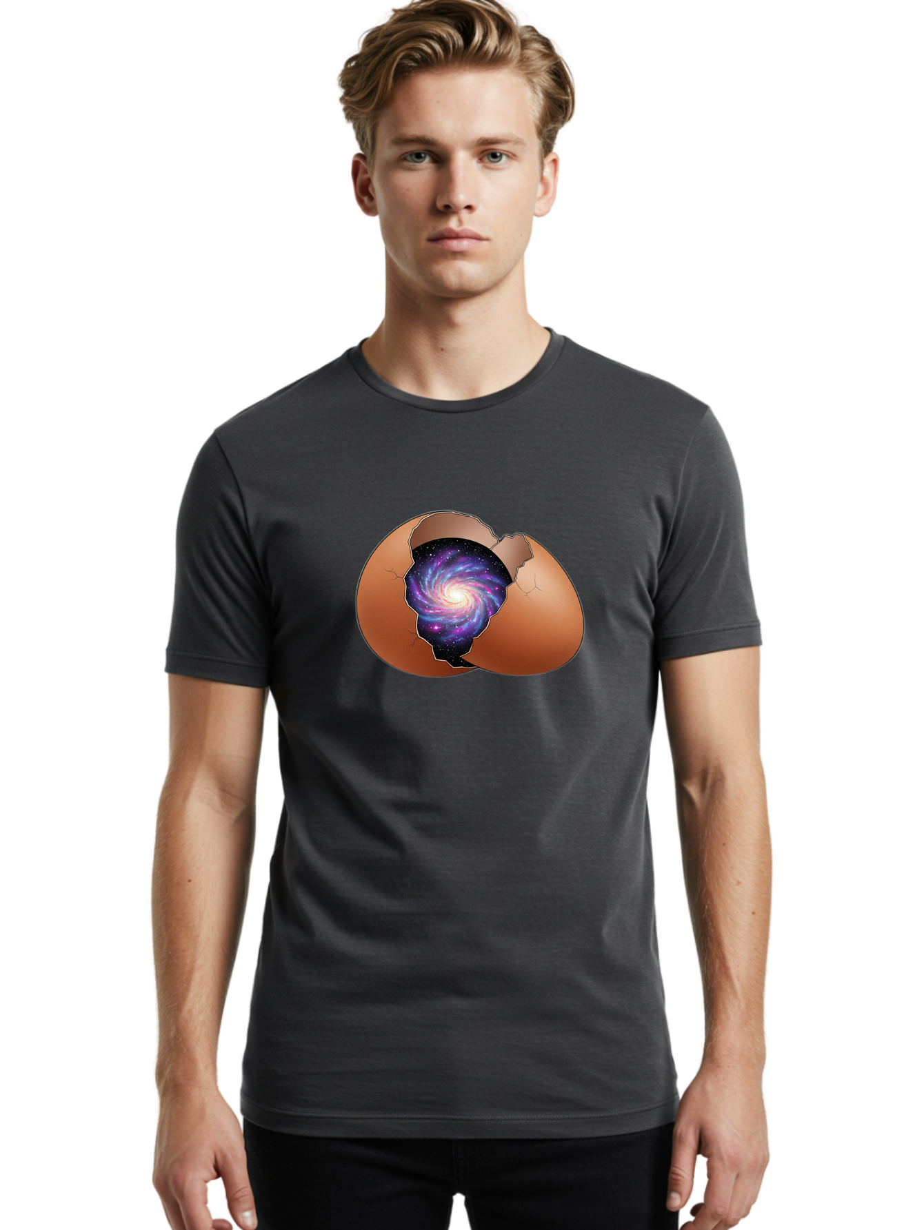 Galaxy-Hatching Men'S Graphic Tee, 100% Cotton, Comfortable Casual Summer Wear, Machine Washable, Vintage Camera, Old Camera, Antique Camera, Black Camera, Classic Photography, Photography Equipment, Nostalgic Device, Film Camera, Camera Art Bak652